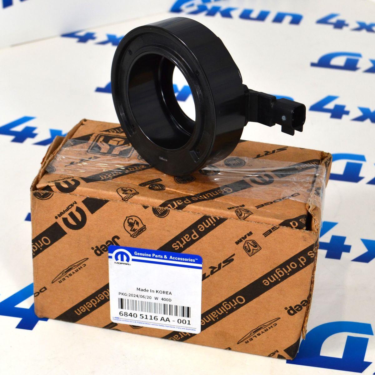 Катушка сцепления компрессора кондиционера Jeep Wrangler JL V2.0T 68405116AA