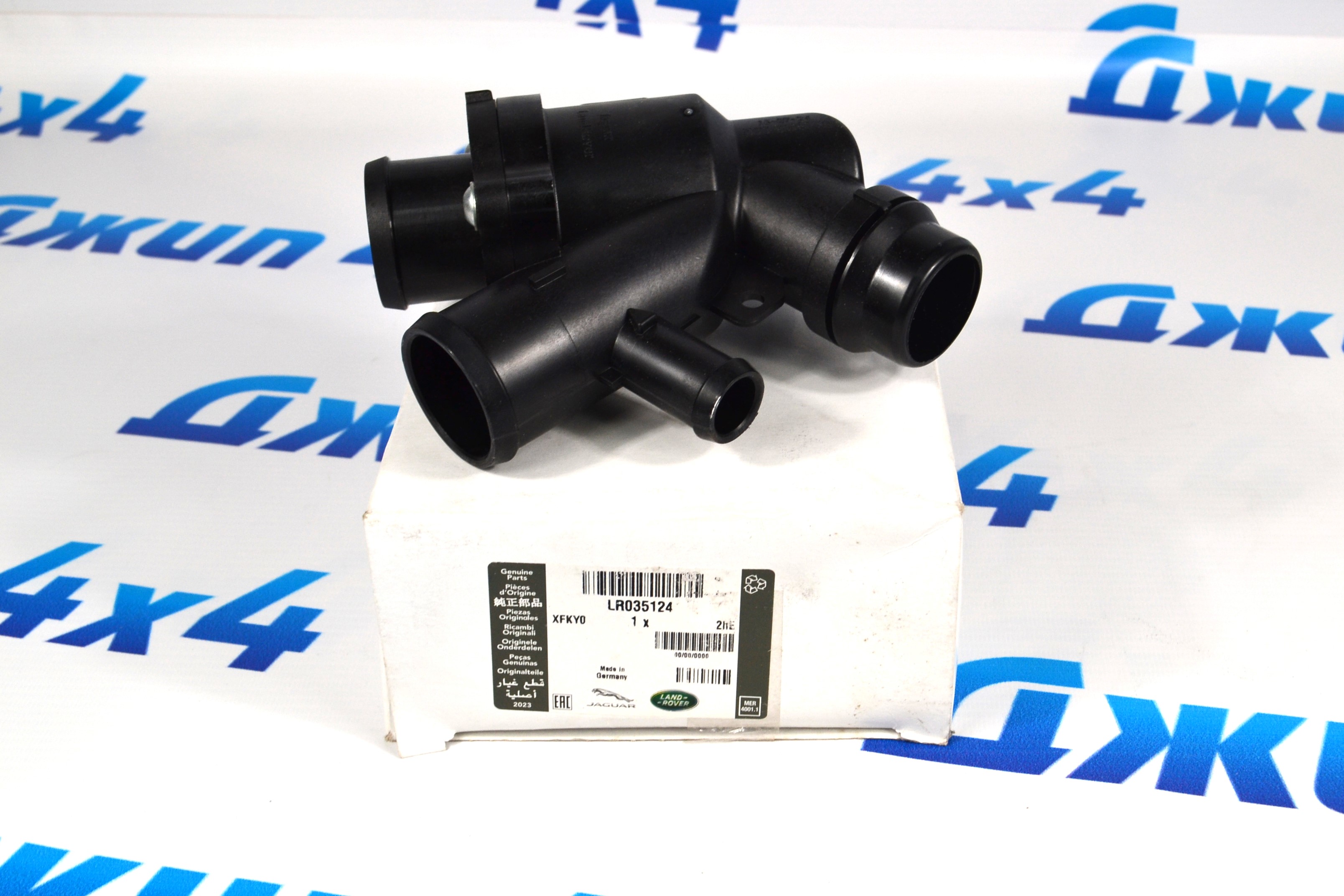 Термостат Jaguar XE X760/Range Rover L405/Range Rover Sport L494 V5.0SC (с корпусом) LR035124