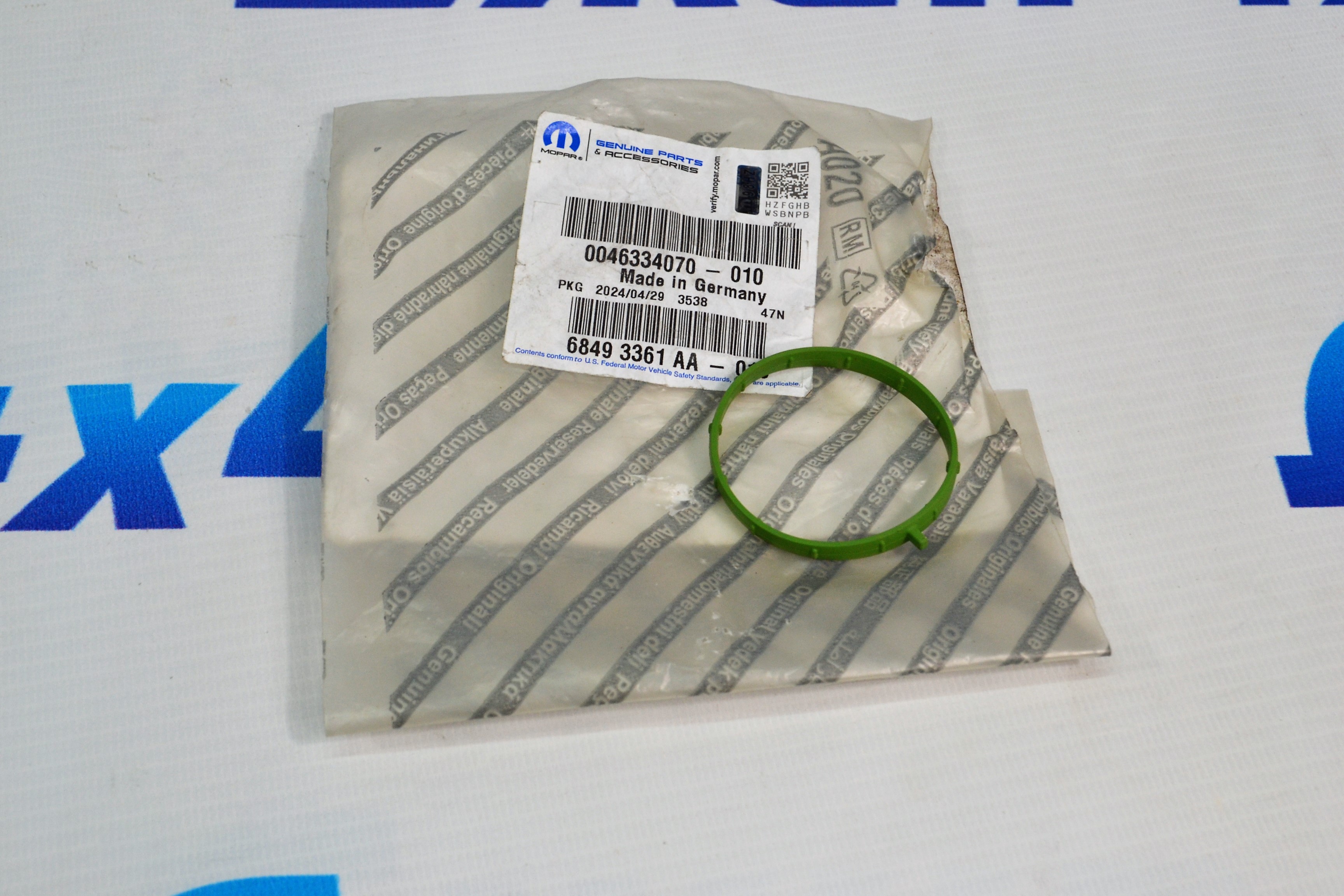 Прокладка трубки клапана EGR Jeep Wrangler JL/Jeep Gladiator JT/Dodge Ram 1500 DT V3.0CRD 2020-2023 68493361AA