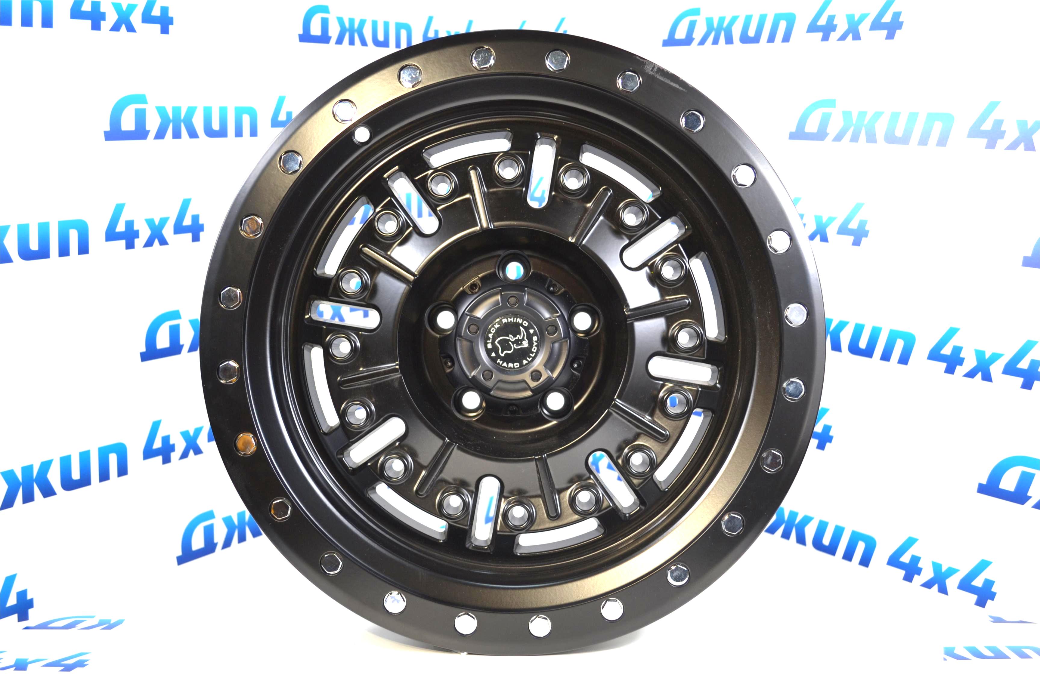 Диск колёсный 9J R17 ET-10 5*127 DIA71.5 /MB+Silver Rivets Jeep F0661