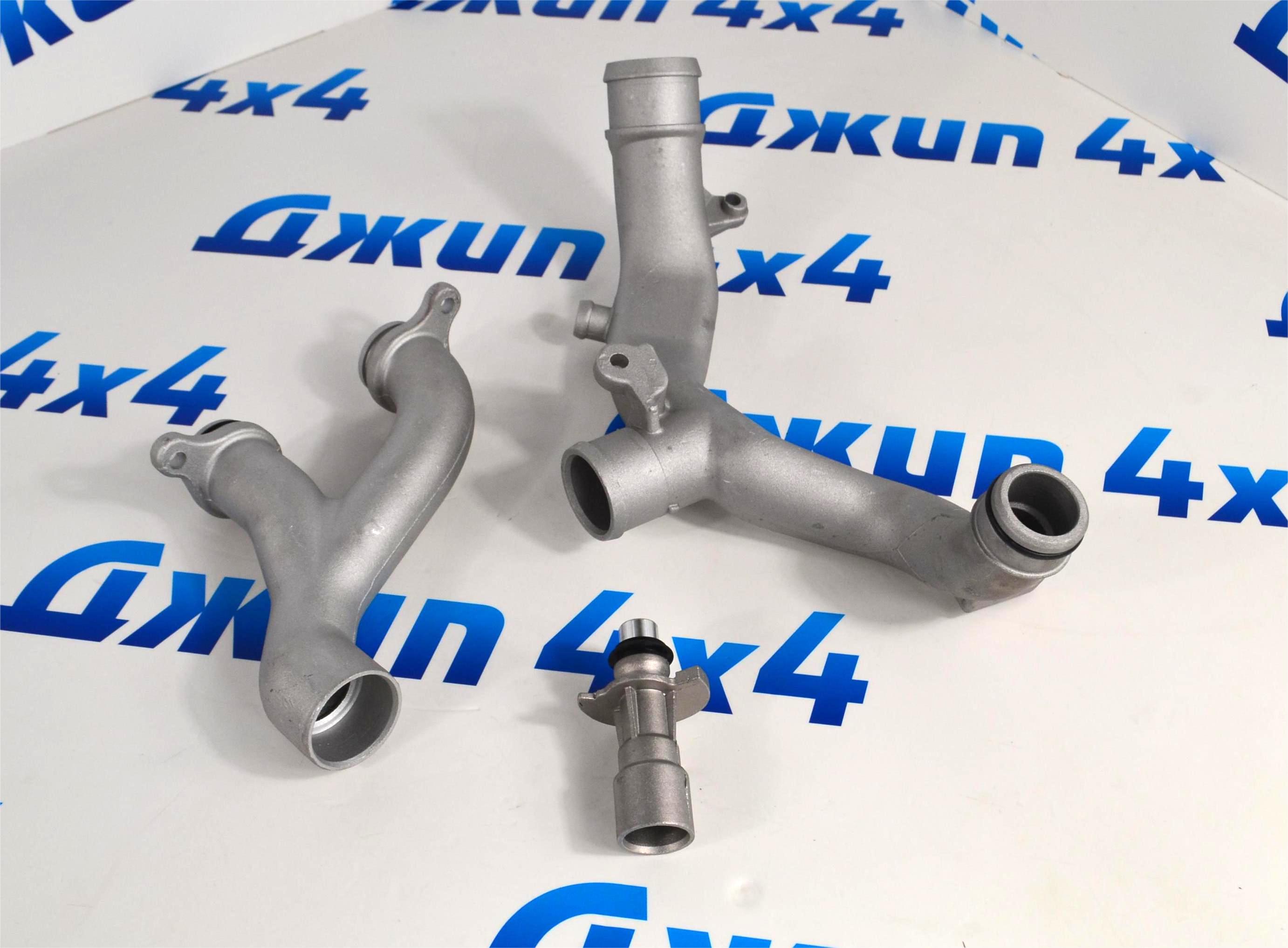 Комплект алюминиевых патрубков системы охладения двигателя Range Rover V5.0SC LR092992/LR090630/LR