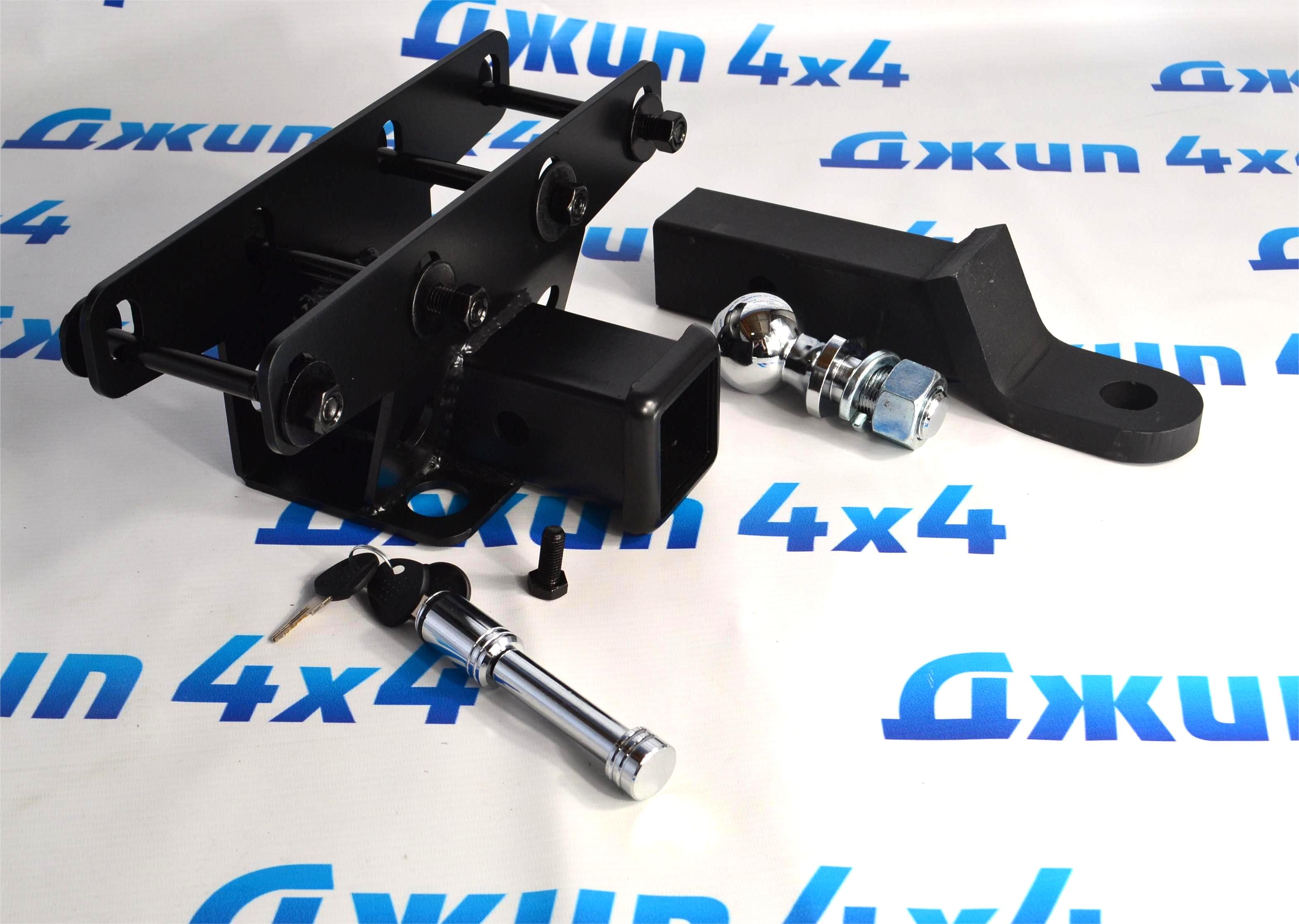 Фаркоп съёмный под квадрат Jeep Wrangler JL/Jeep Wrangler JK (комплект с крюком) 82215209