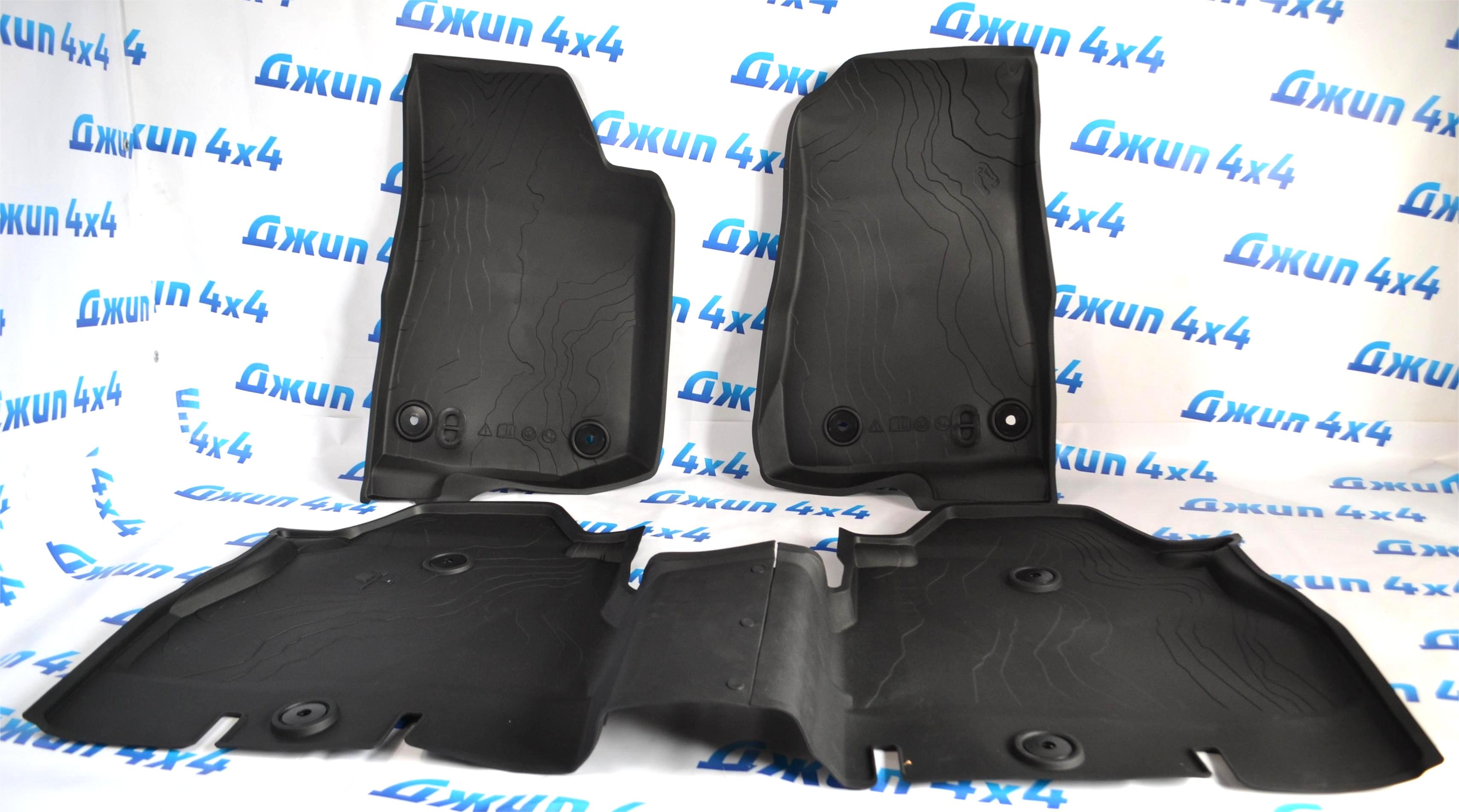 Ковры в салон Jeep Wrangler JL 4 двери 2018- (комплект) 82216623AB