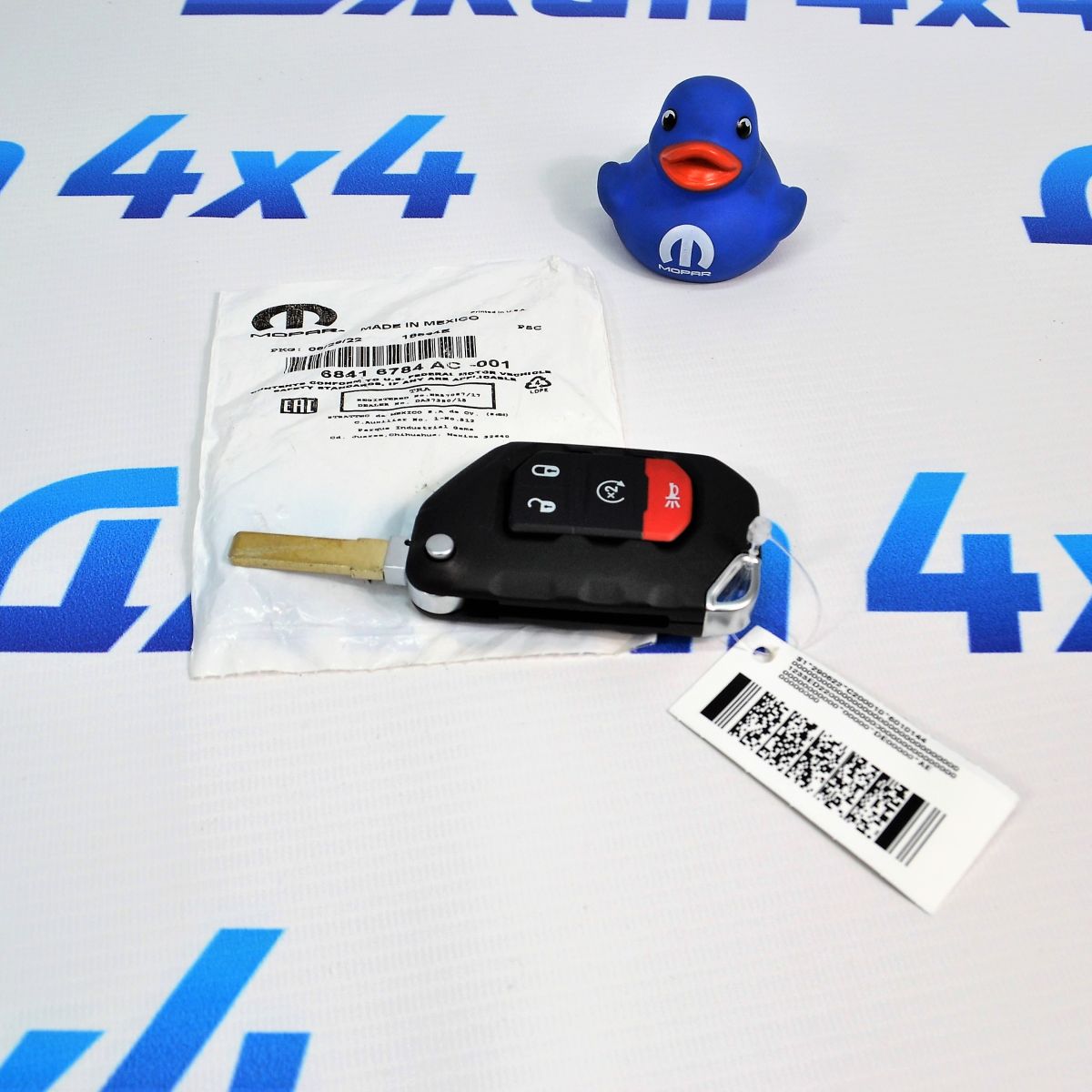 Ключ зажигания Jeep Wrangler JL 68416784AD