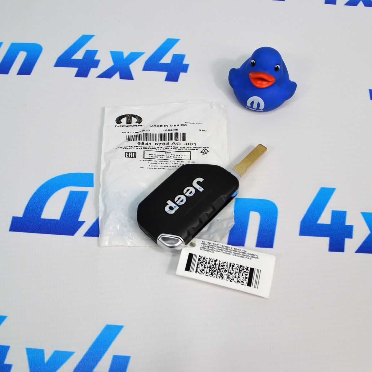 Ключ зажигания Jeep Wrangler JL 68416784AD