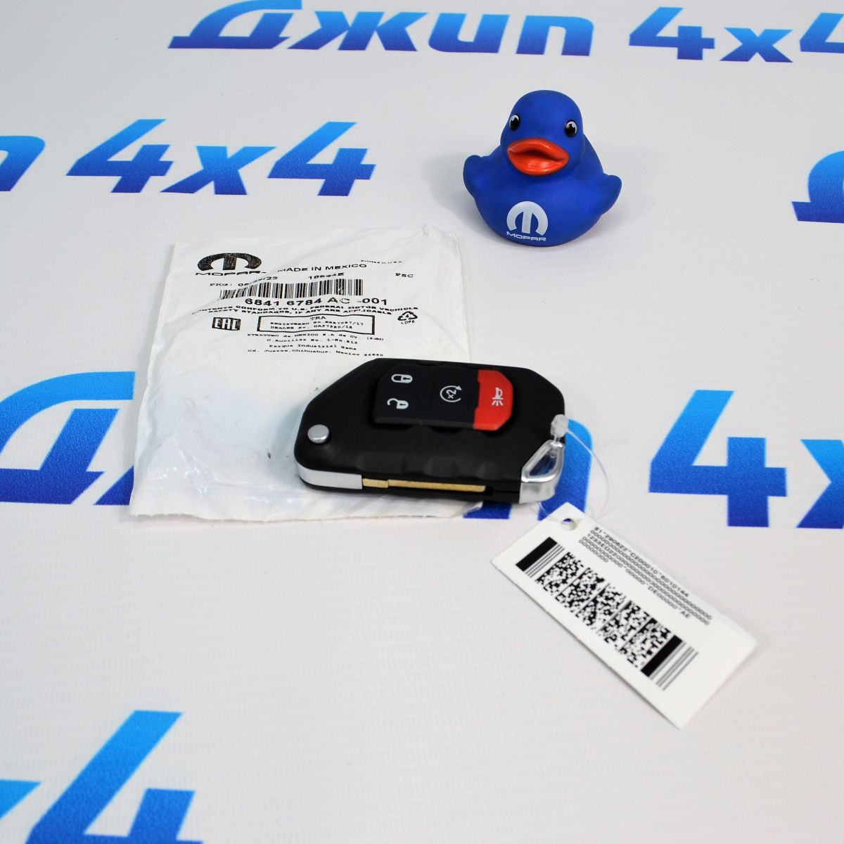 Ключ зажигания Jeep Wrangler JL 68416784AD