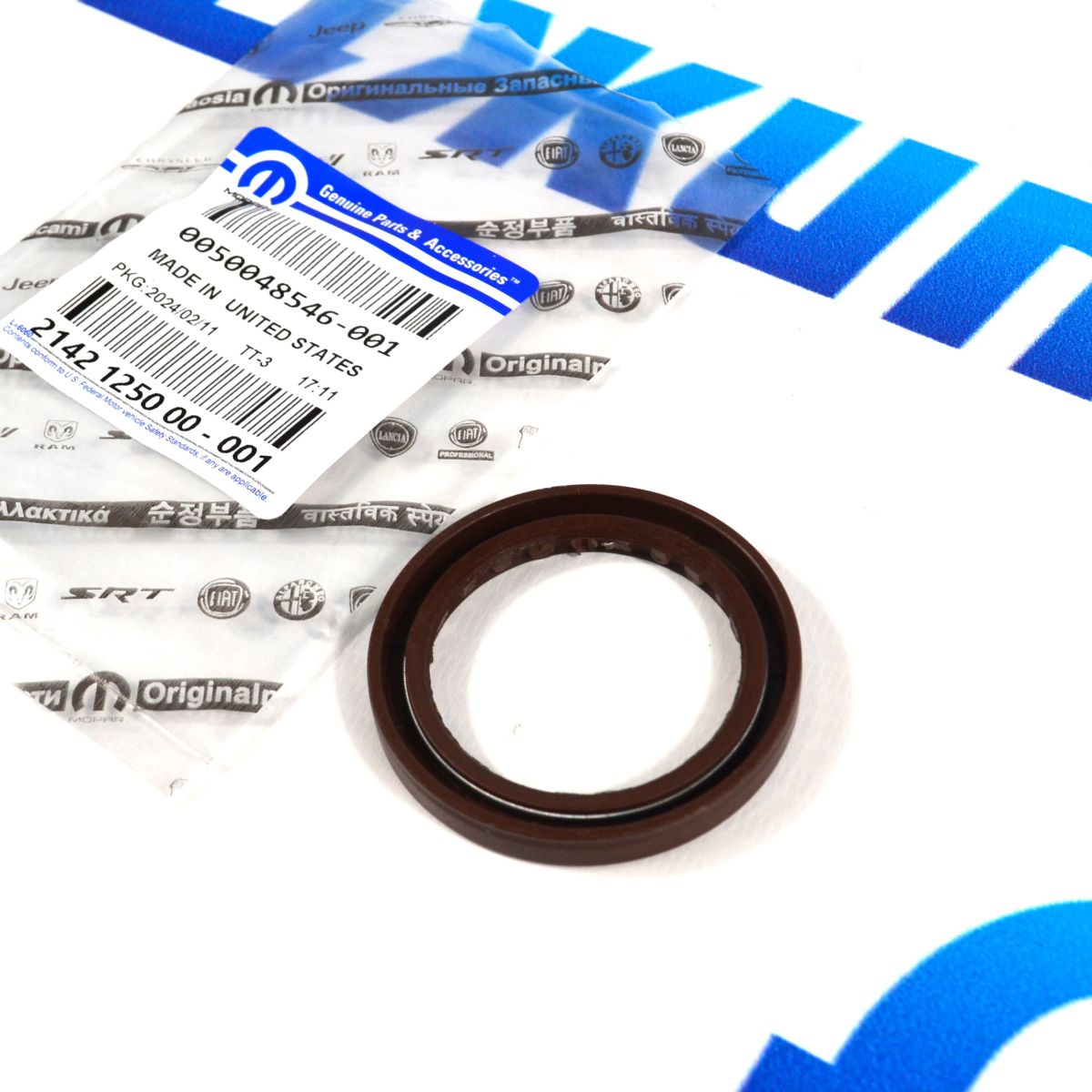 Сальник коленвала передний Jeep Wrangler JL V2.0T/Jeep Cherokee KL V2.4/Jeep Compass MP 2142125000