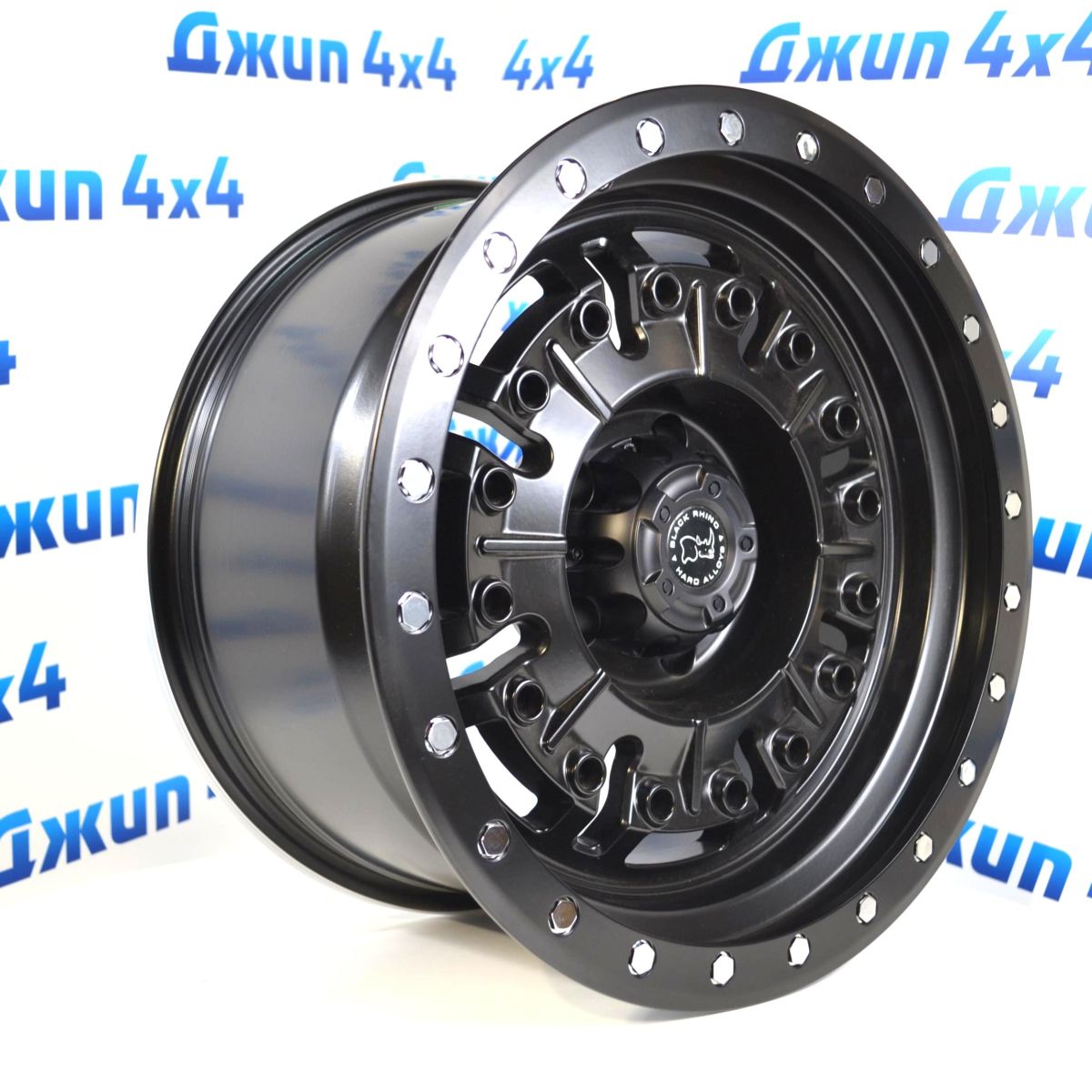 Диск колёсный Jeep 9J R17 ET-10 5*127 DIA71.5 /MB+Silver Rivets F0661