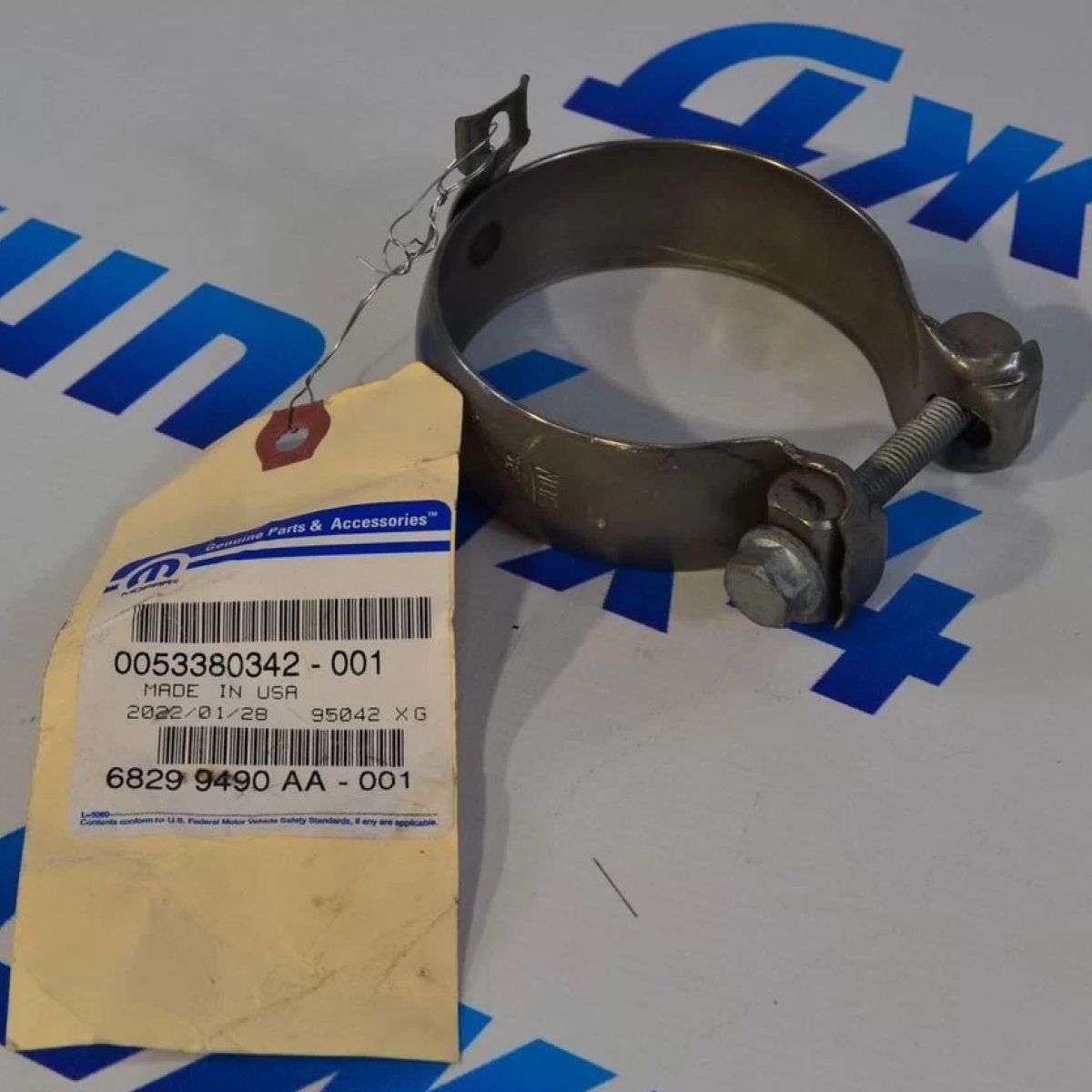 Хомут выхлопной трубы Jeep Wrangler JL/Jeep Grand Cherokee WL 68299490AA