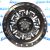Диск колёсный Jeep 9J R17 ET-10 5*127 DIA71.5 /MB+Silver Rivets F0661