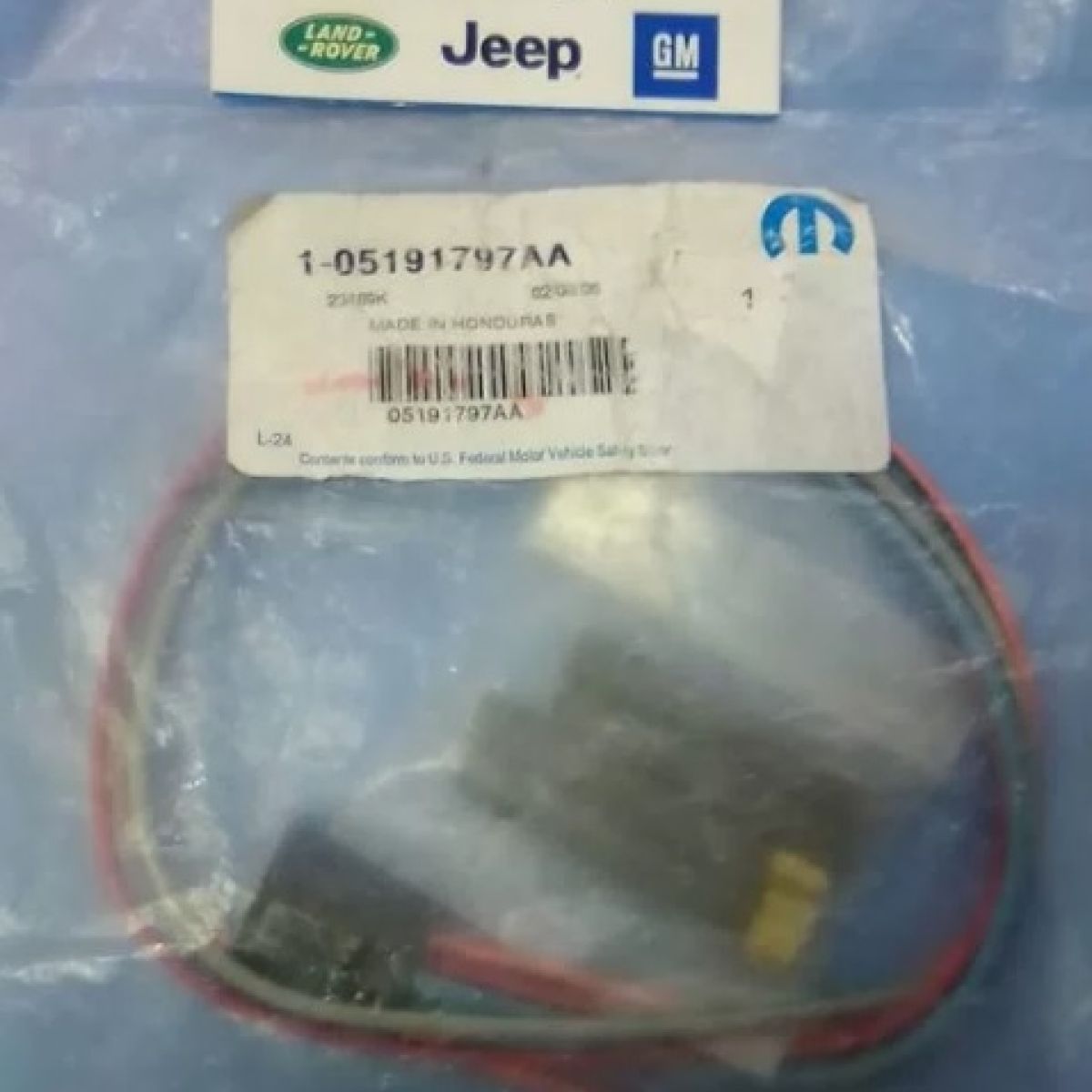 Проводка-разъём резистора печки отопителя салона Jeep Grand Cherokee WK 5191797AA