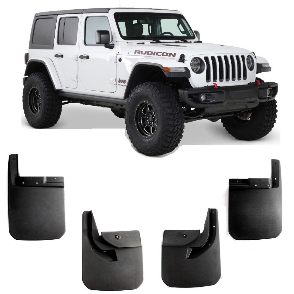 Комплект брызговиков Jeep Wrangler JL 2018-