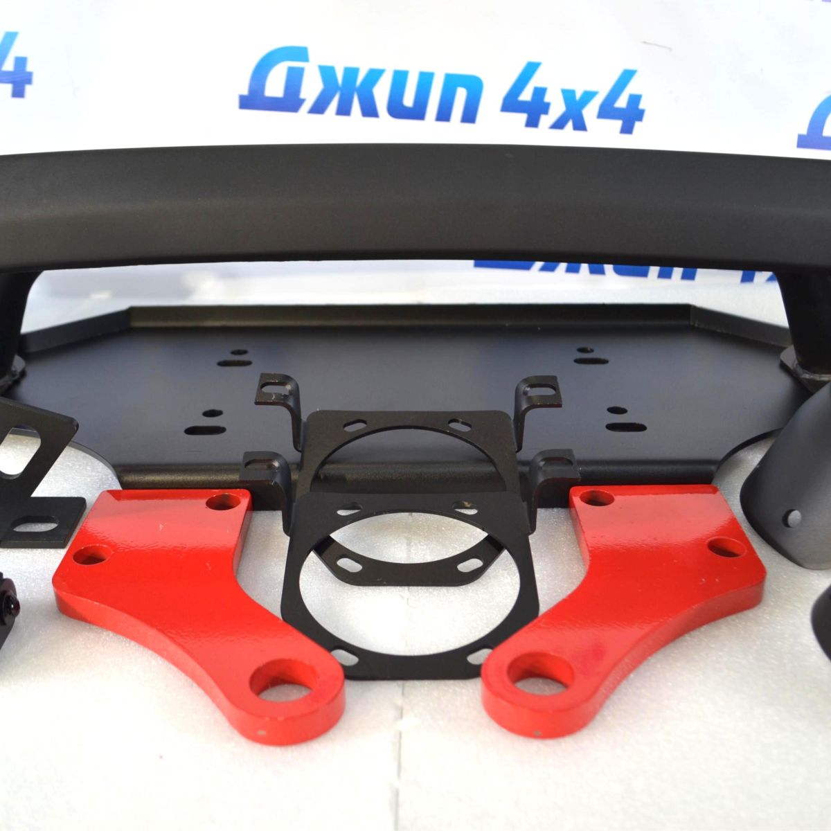 Бампер передний силовой Jeep Wrangler JL/Jeep Gladiator JT с уголками (алюминий) 82215121