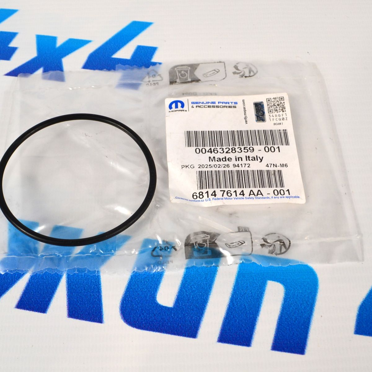 Кольцо уплотнительное между дроссельной заслонкой и патрубком Jeep Grand Cherokee V3.0CRD 68147614AA