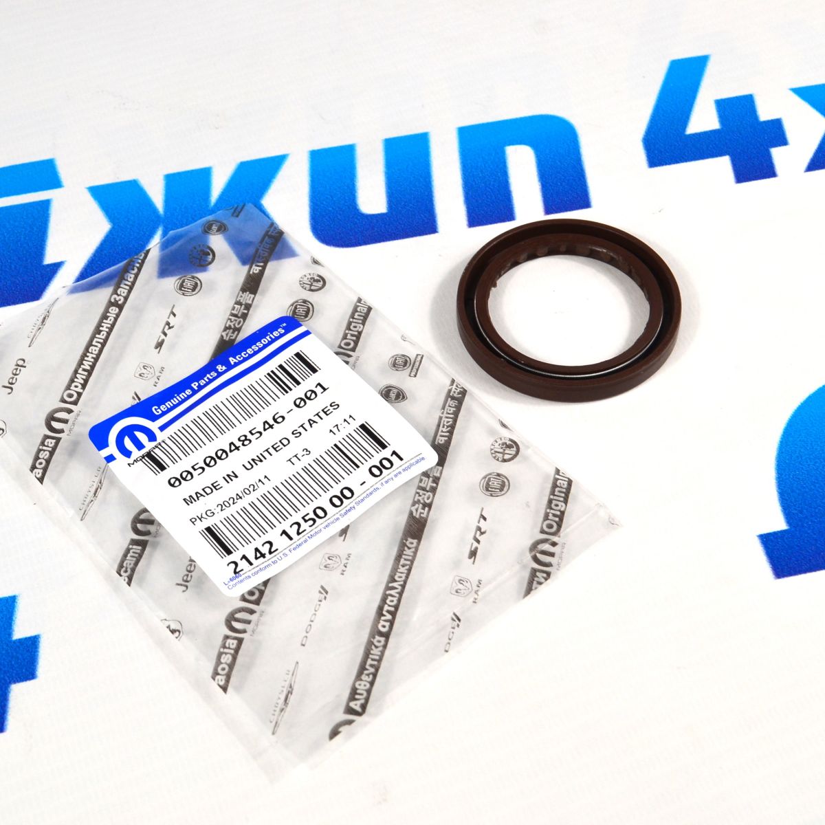 Сальник коленвала передний Jeep Wrangler JL V2.0T/Jeep Cherokee KL V2.4/Jeep Compass MP 2142125000