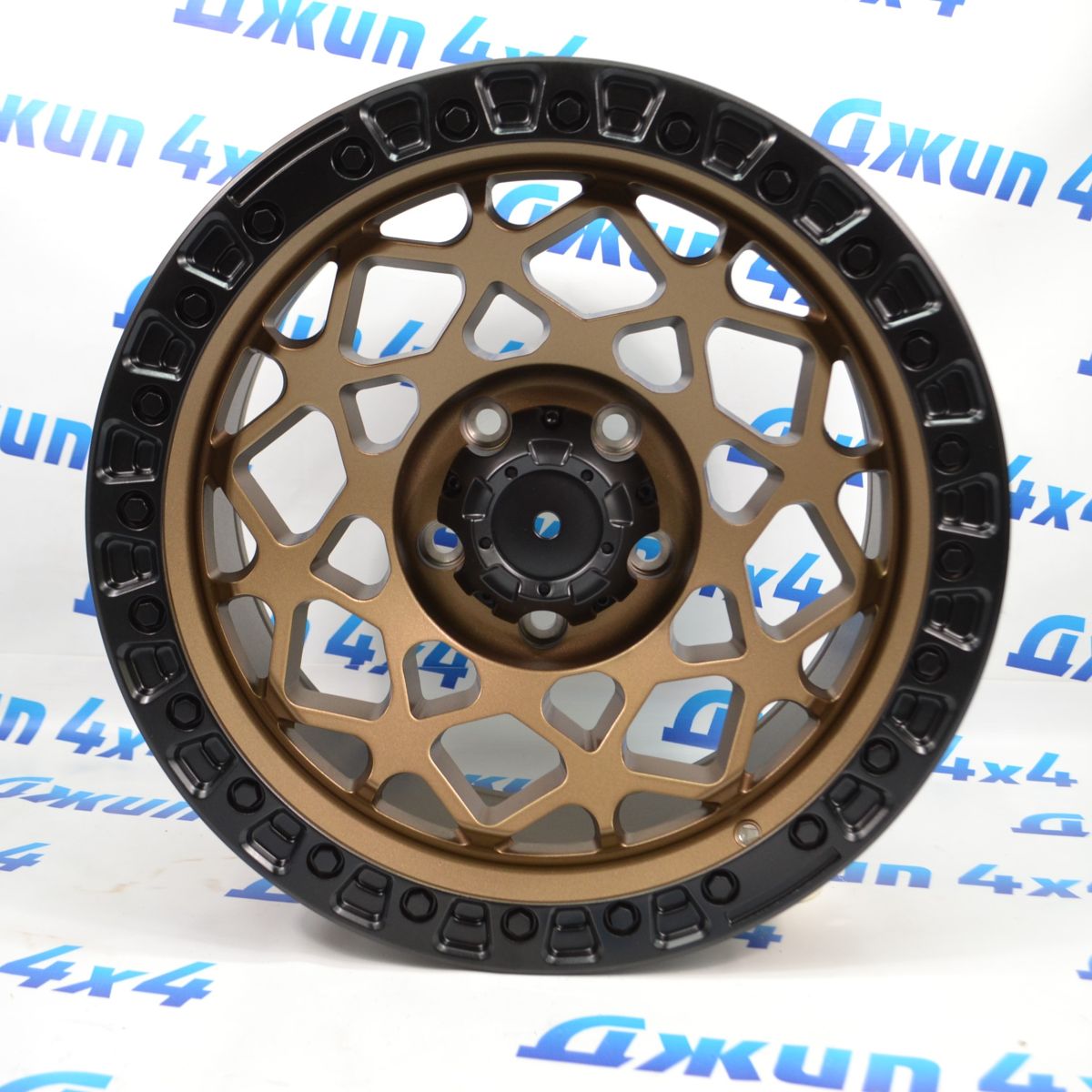 Диск колёсный Bronze+Matt black lip R17x9/ET0/5x127/DIA71.5 (комплект 5 штук) TXT018