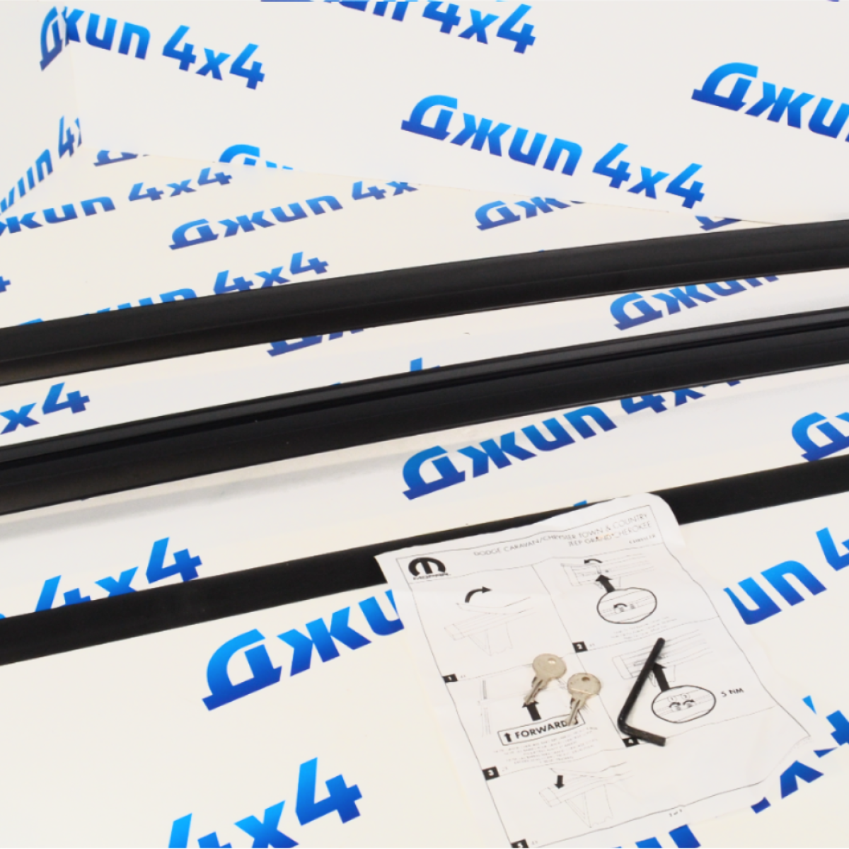 Поперечины на рейлинги Jeep Grand Cherokee WK2 (аэродинамические) 82212072AD