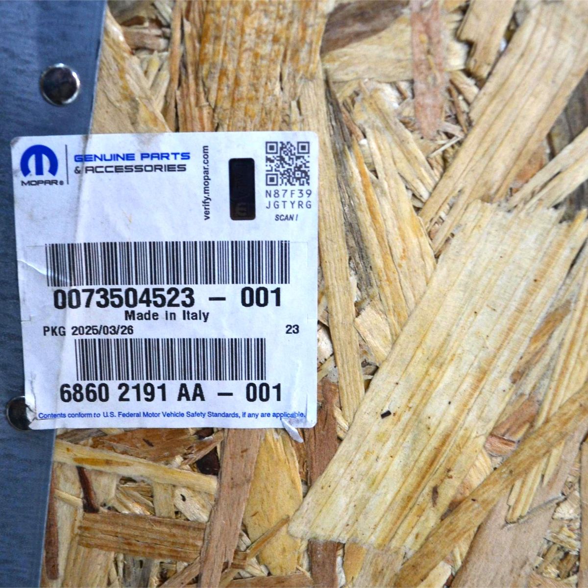 Полный комплект для ремонта двигателя Jeep Wrangler JL V2.0T 68602191AA