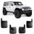 Комплект брызговиков Jeep Wrangler JL 2018- JEEP_JL