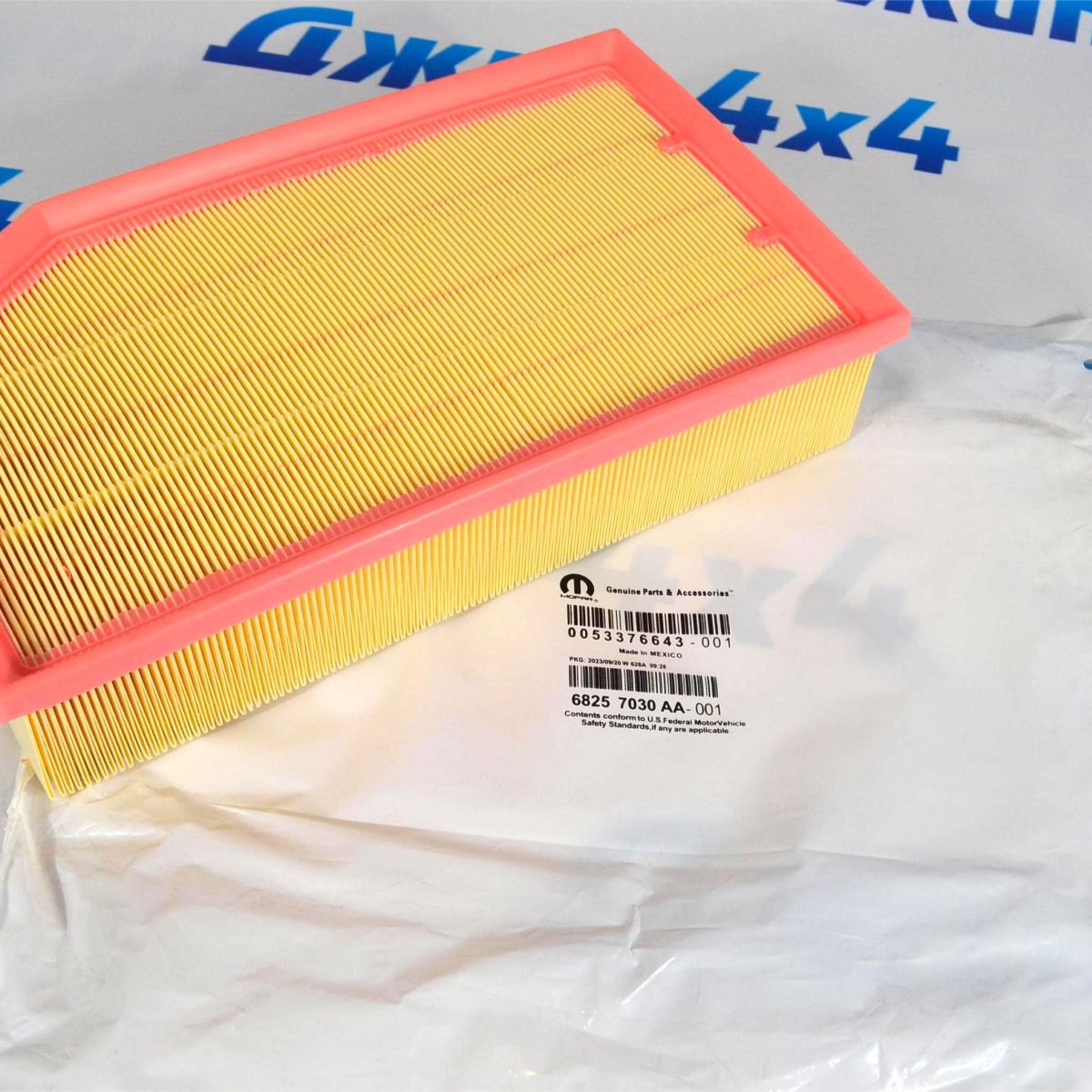 Фильтр воздушный Jeep Wrangler JL V2.0T/3.6 68257030AA