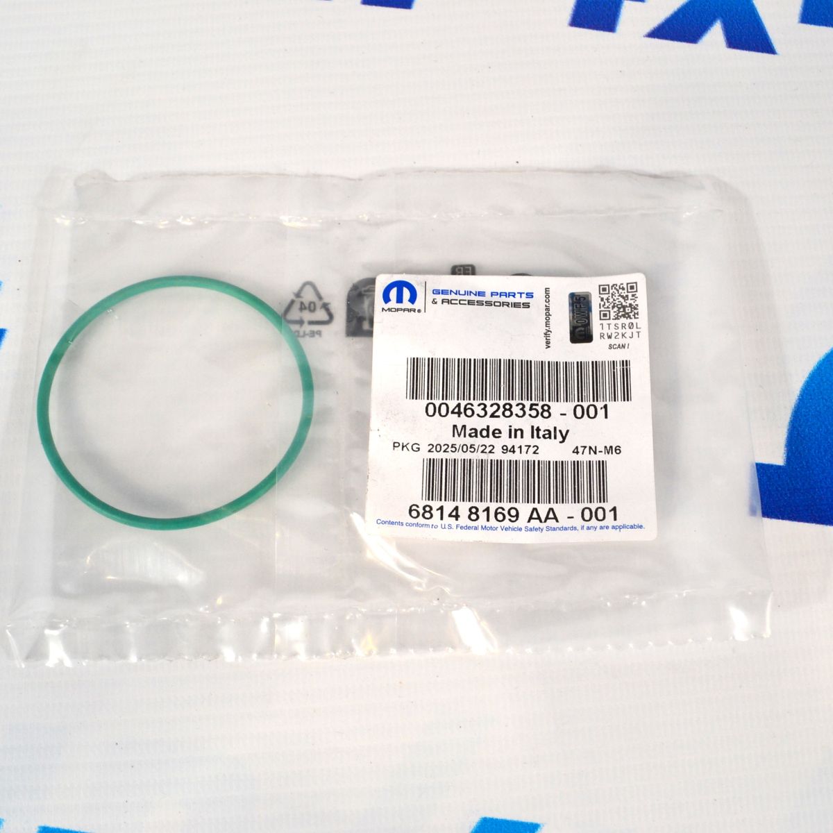 Кольцо уплотнительное турбокомпрессора Jeep Grand Cherokee WK2 V3.0CRD 68148169AA