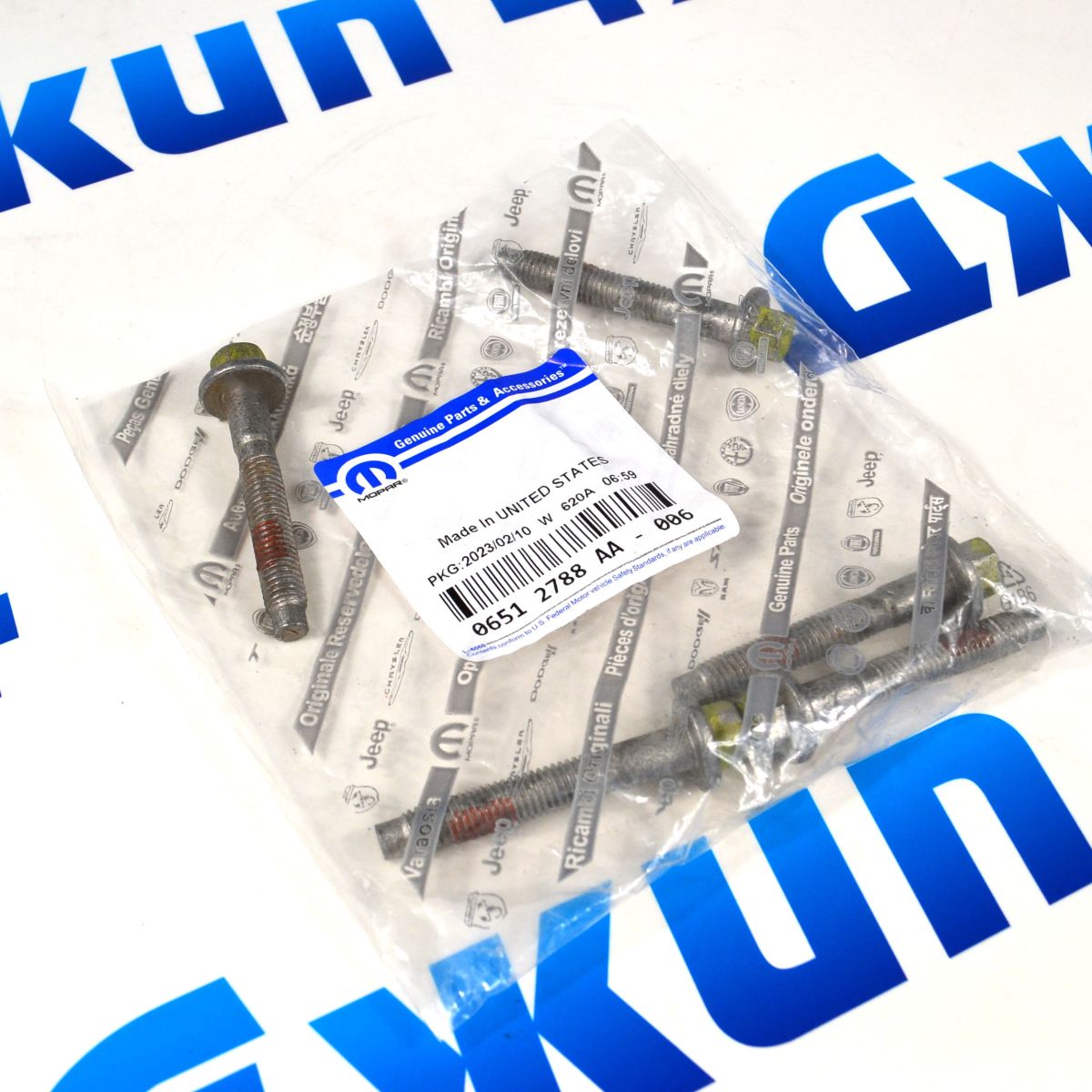 Болт выпускного коллектора Jeep/Dodge/Chrysler/Ram V5.7/6.4Hemi 2018-  (М8х1,25х54,50) 06512788AA