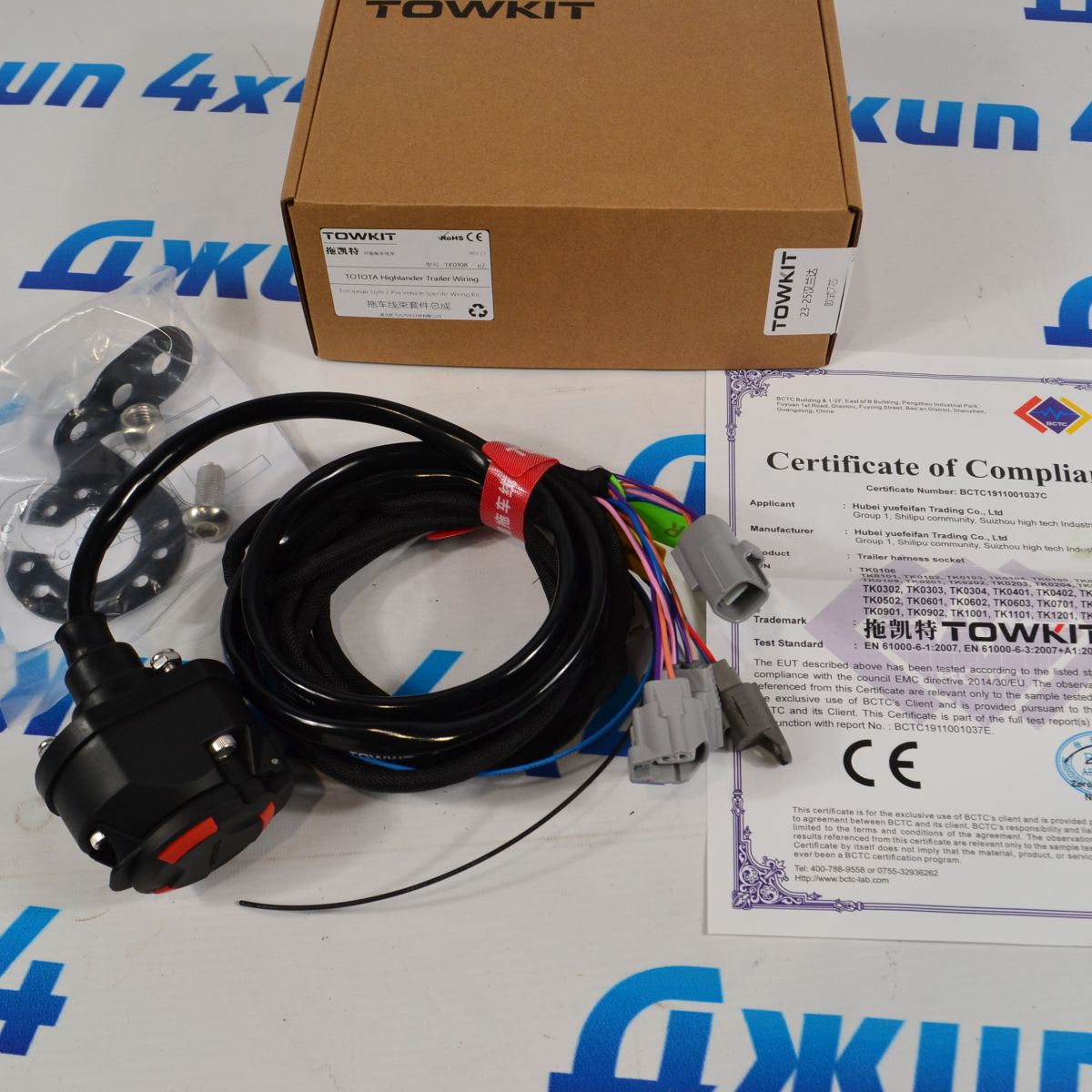 Проводка фаркопа для TOYOTA Highlander 2022- TK0118
