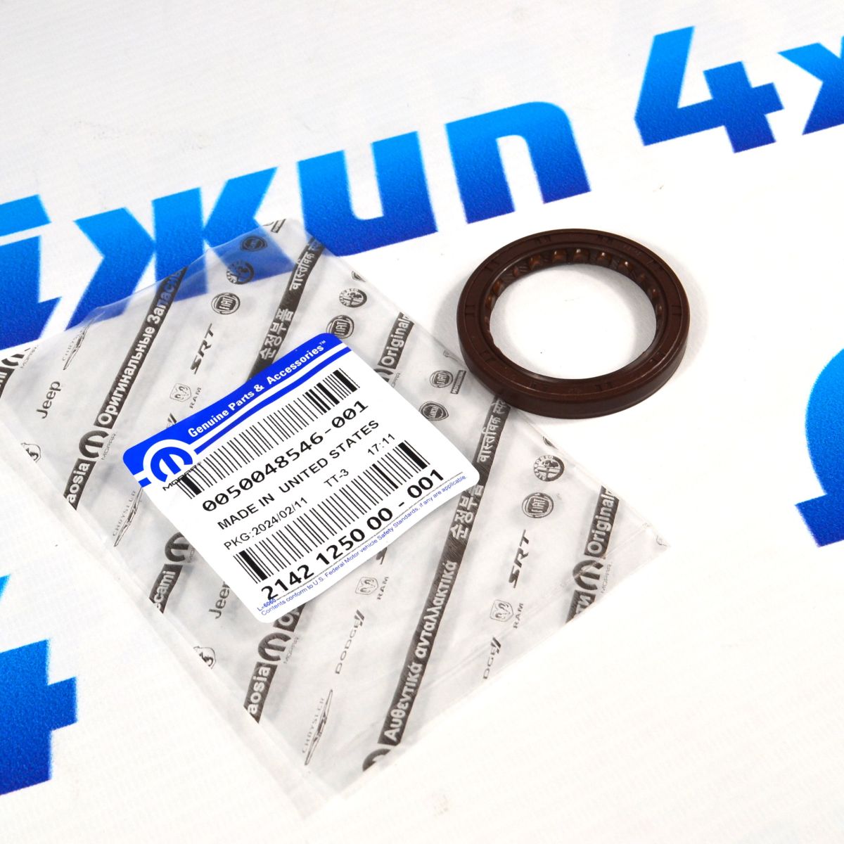 Сальник коленвала передний Jeep Wrangler JL V2.0T/Jeep Cherokee KL V2.4/Jeep Compass MP 2142125000