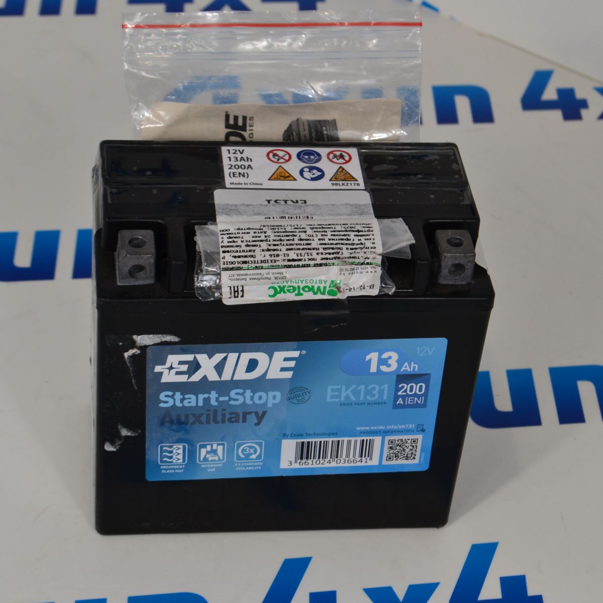 Аккумулятор дополнительный Jeep Wrangler JL (AGM AUX14  12V 13Ah 200A) 56029759AB