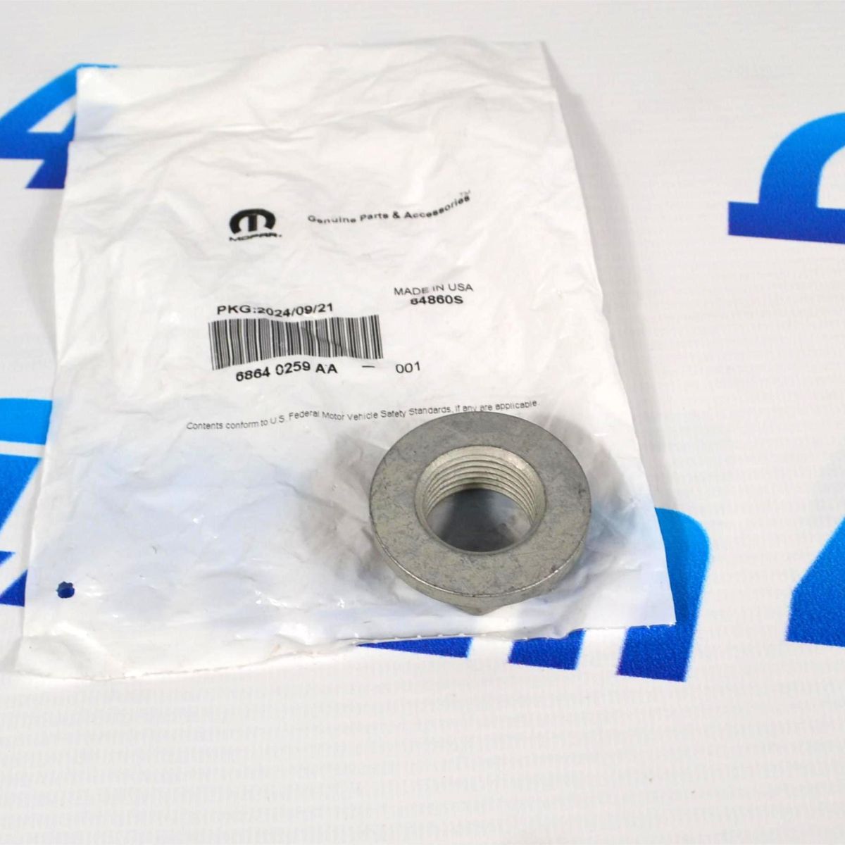 Гайка хвостовика дифференциала Jeep Wrangler JL/Jeep Gladiator 68640259AA