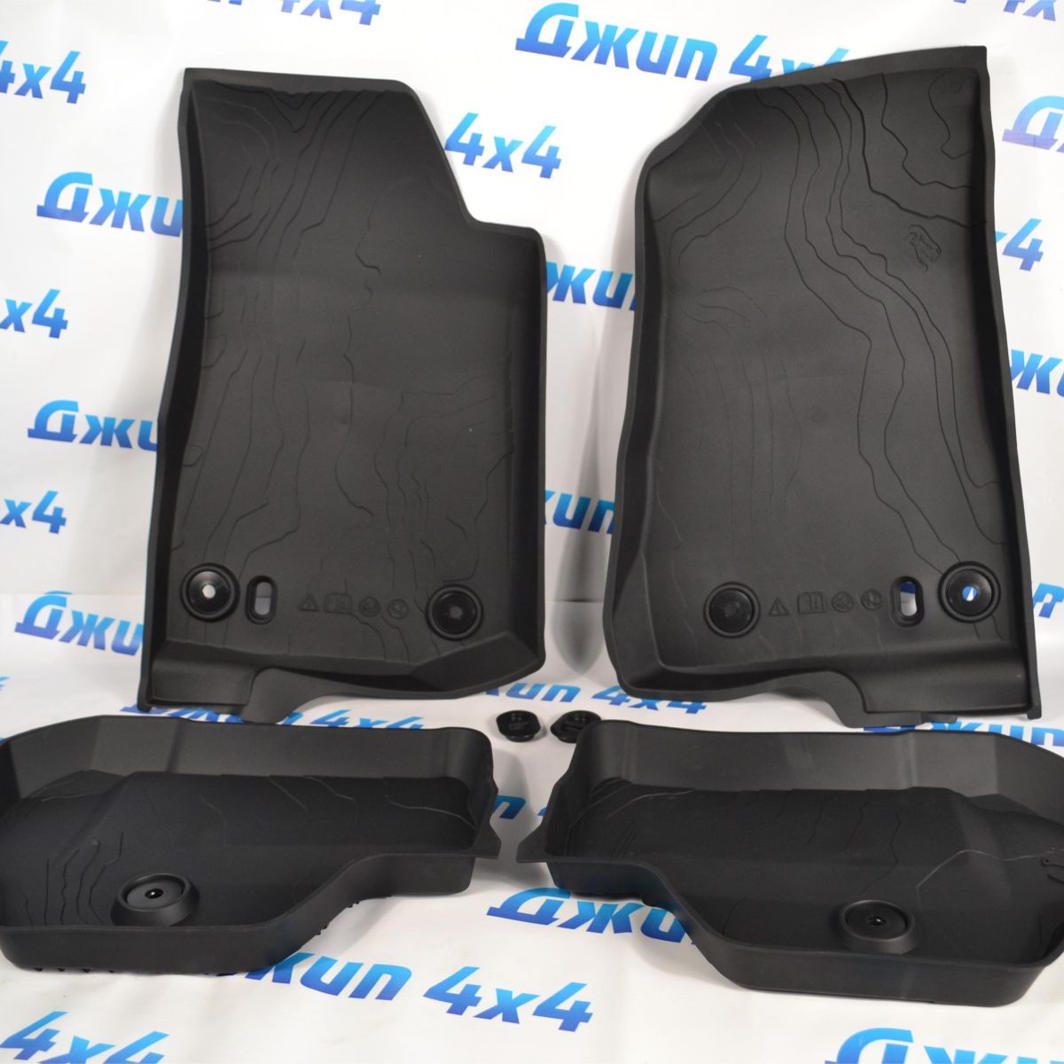 Ковры в салон Jeep Wrangler JL 3 двери 2018- (комплект) 82216625AB