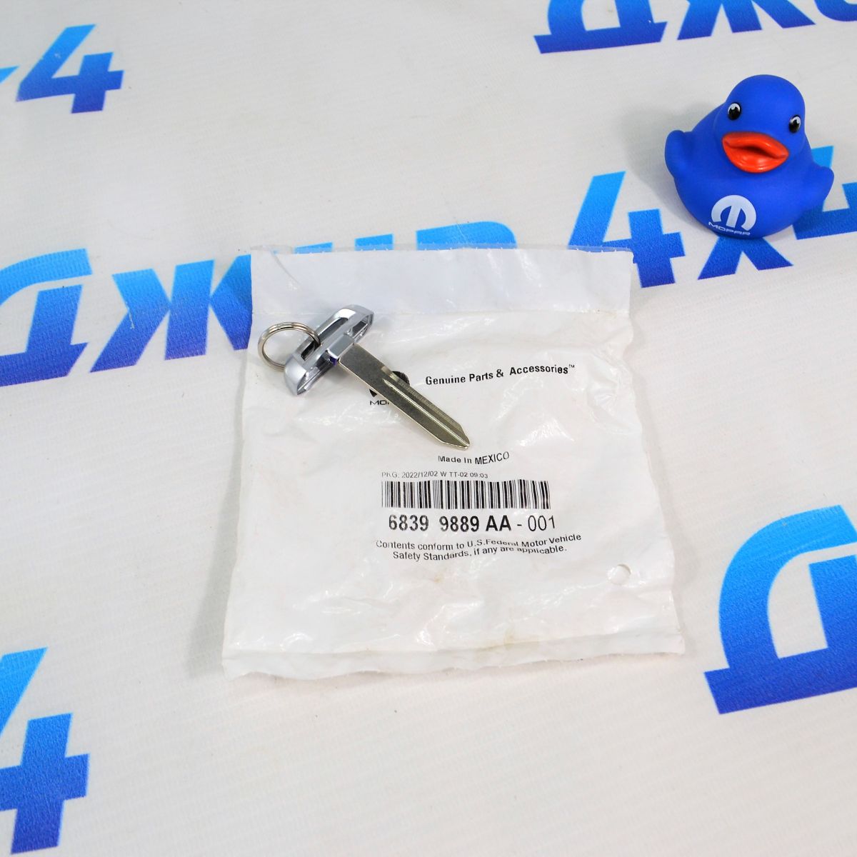 Жало механического ключа Ram 1500/Ram 2500/Ram 3500/TRX(аварийное лезвие) 68399889AA