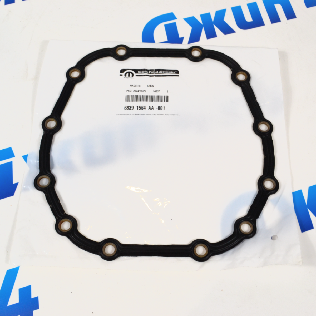 Прокладка крышки дифференциала переднего моста Jeep Wrangler JL 68391564AA