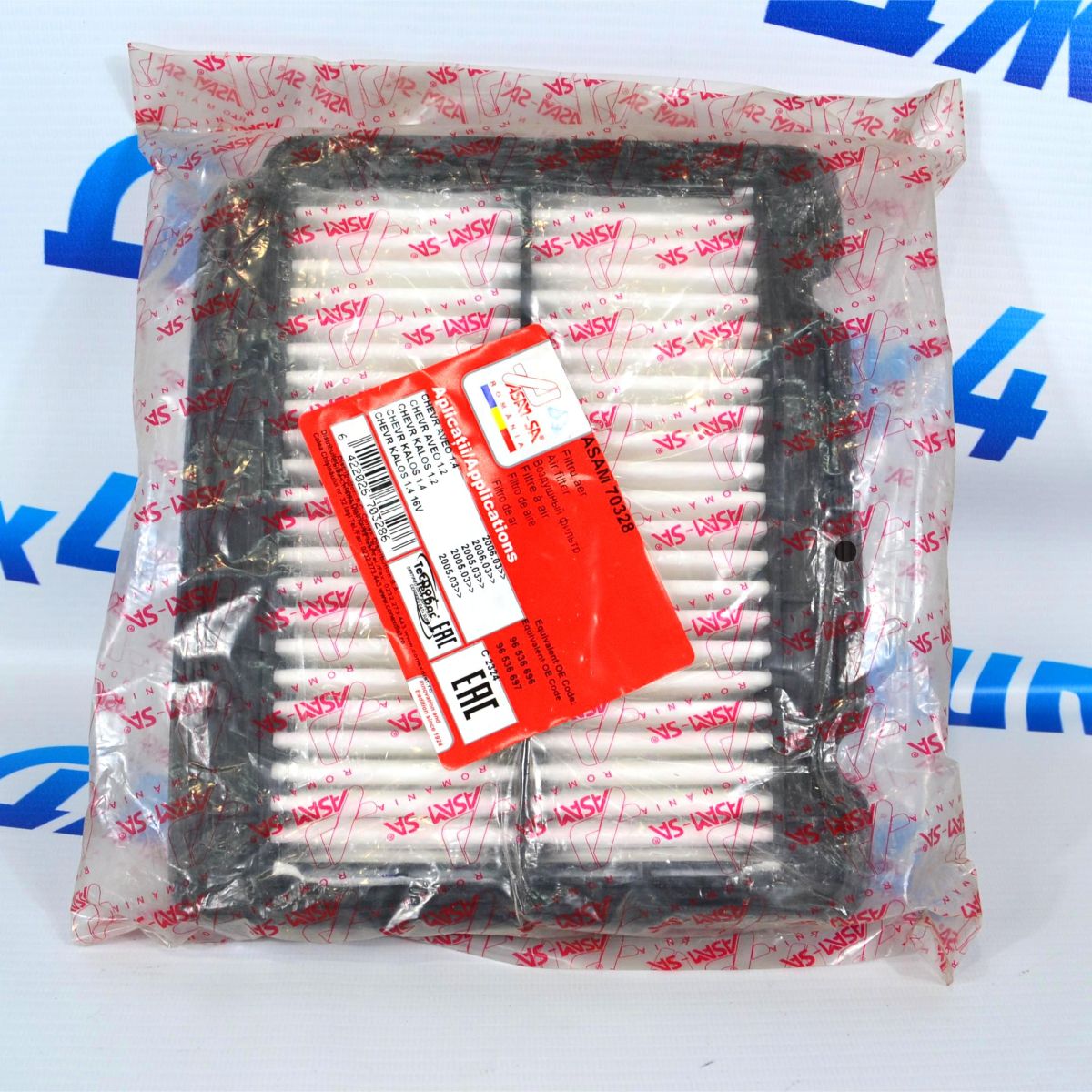 Фильтр воздушный Chevrolet Aveo T200 T250 96536696