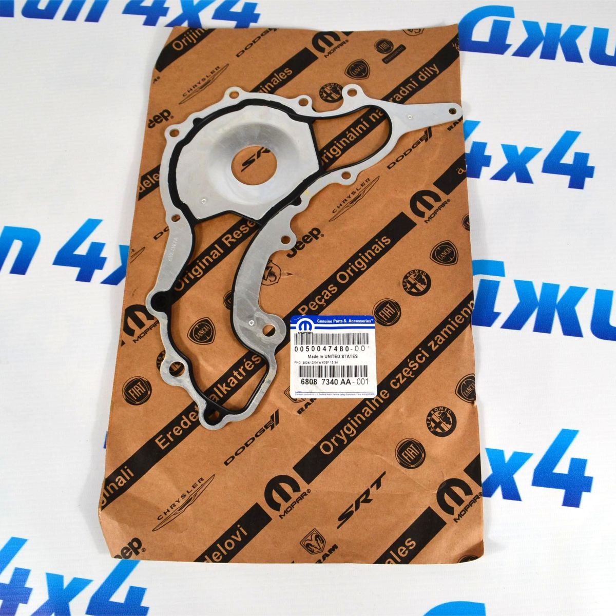 Прокладка помпы системы охлаждения Jeep Grand Cherokee WK2/Dodge Durango WD 3.6 68087340AA