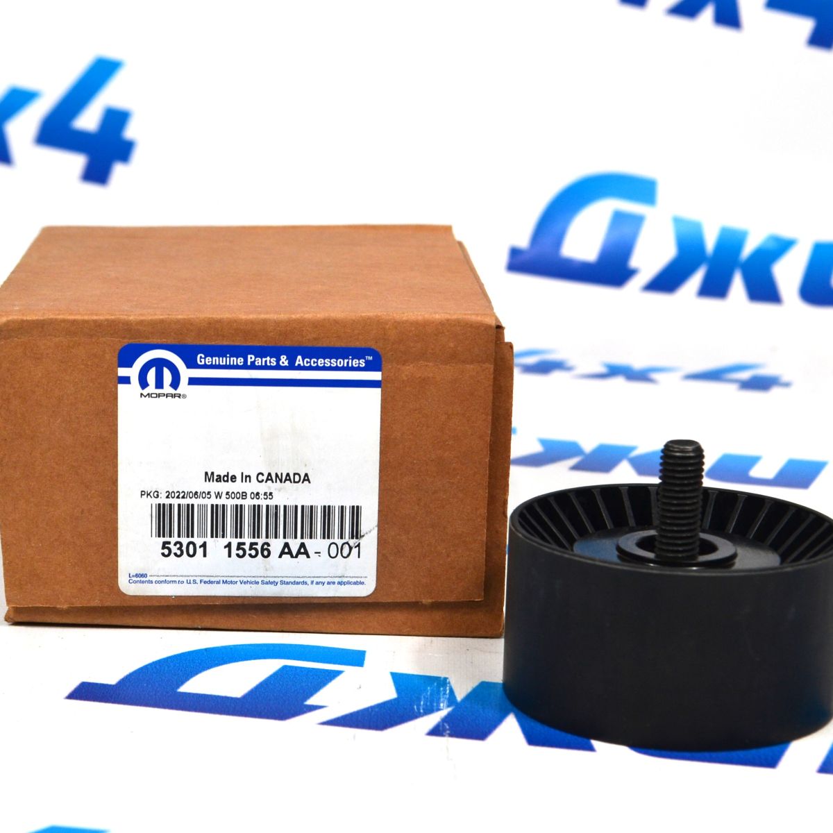 Ролик обводной ремня навесного оборудования Jeep Grand Cherokee WK2 SRT8 V6.2 Hemi (пластиковый) 53011556AA