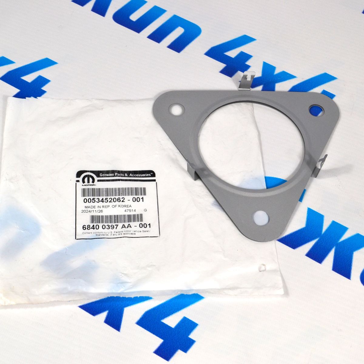 Прокладка приемной трубы Jeep Wrangler JL/Dodge Ram 1500 DT V3.0CRD 2020-2023 68400397AA