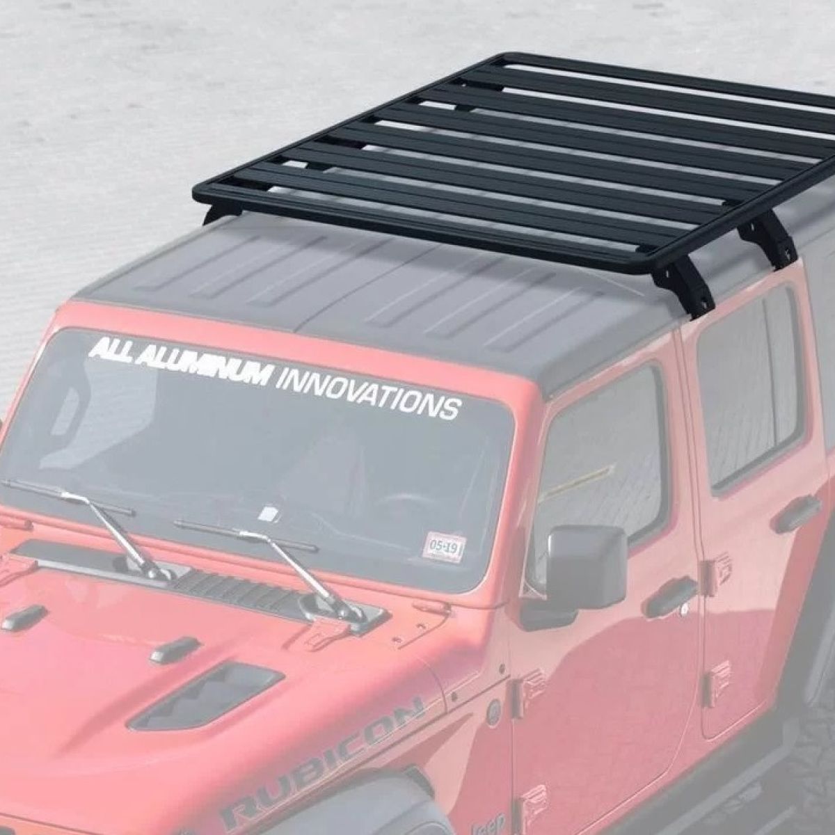 Багажник на крышу алюминиевый Jeep Wrangler JL длина 160см THVE9028