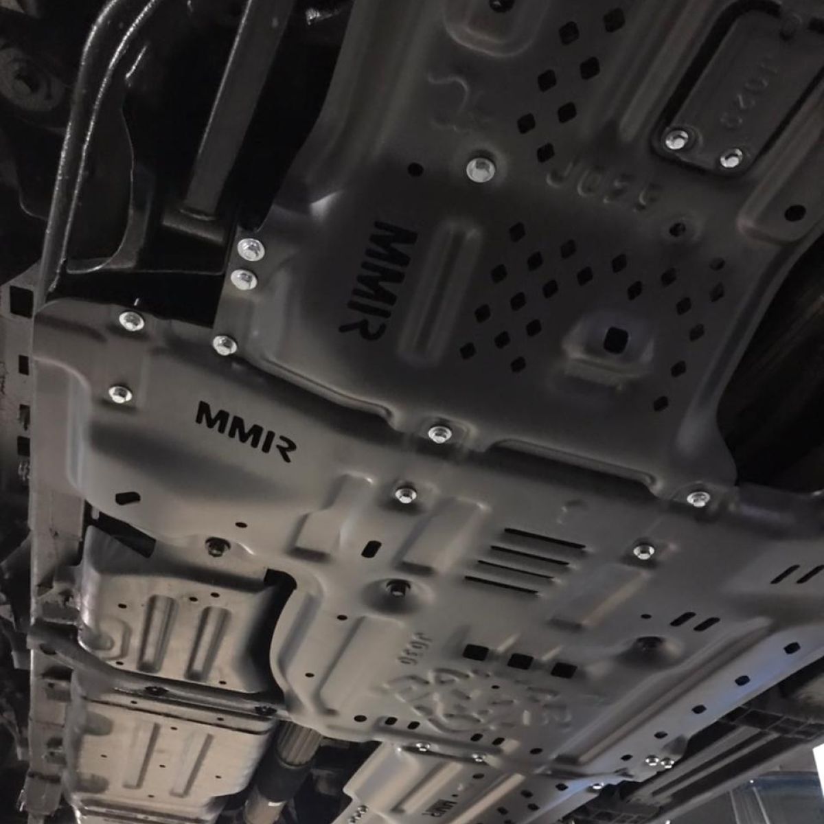 Защита днища Jeep Wrangler JL 2.0T (алюминий,комплект) 68293984AB