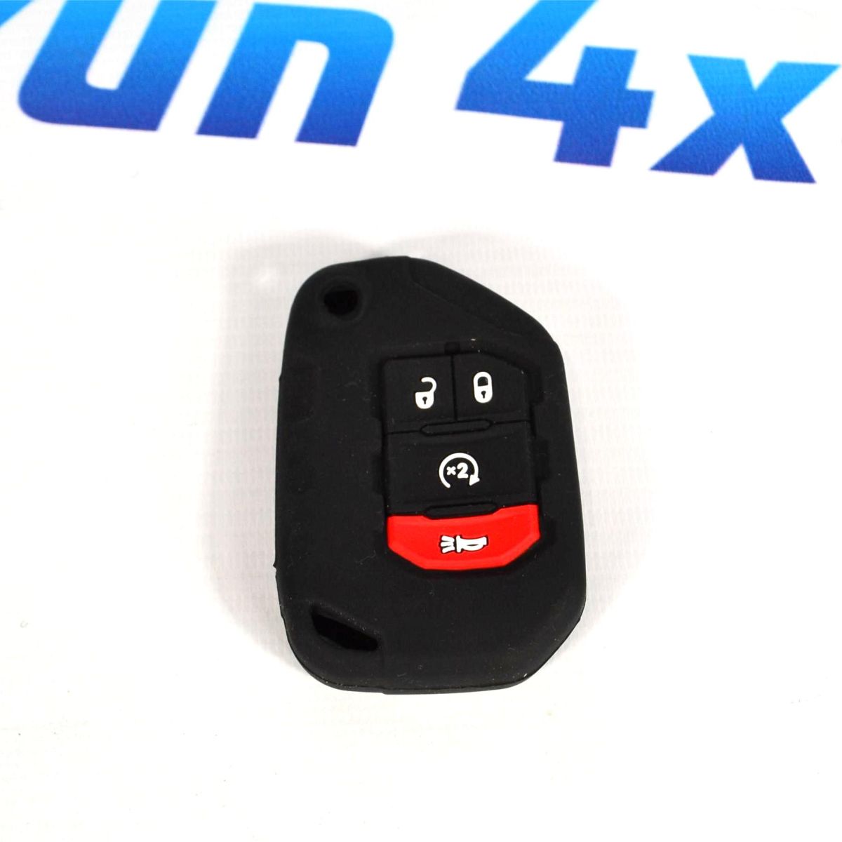 Чехол ключа зажигания Jeep Wrangler JL (резиновый) 68416787AD