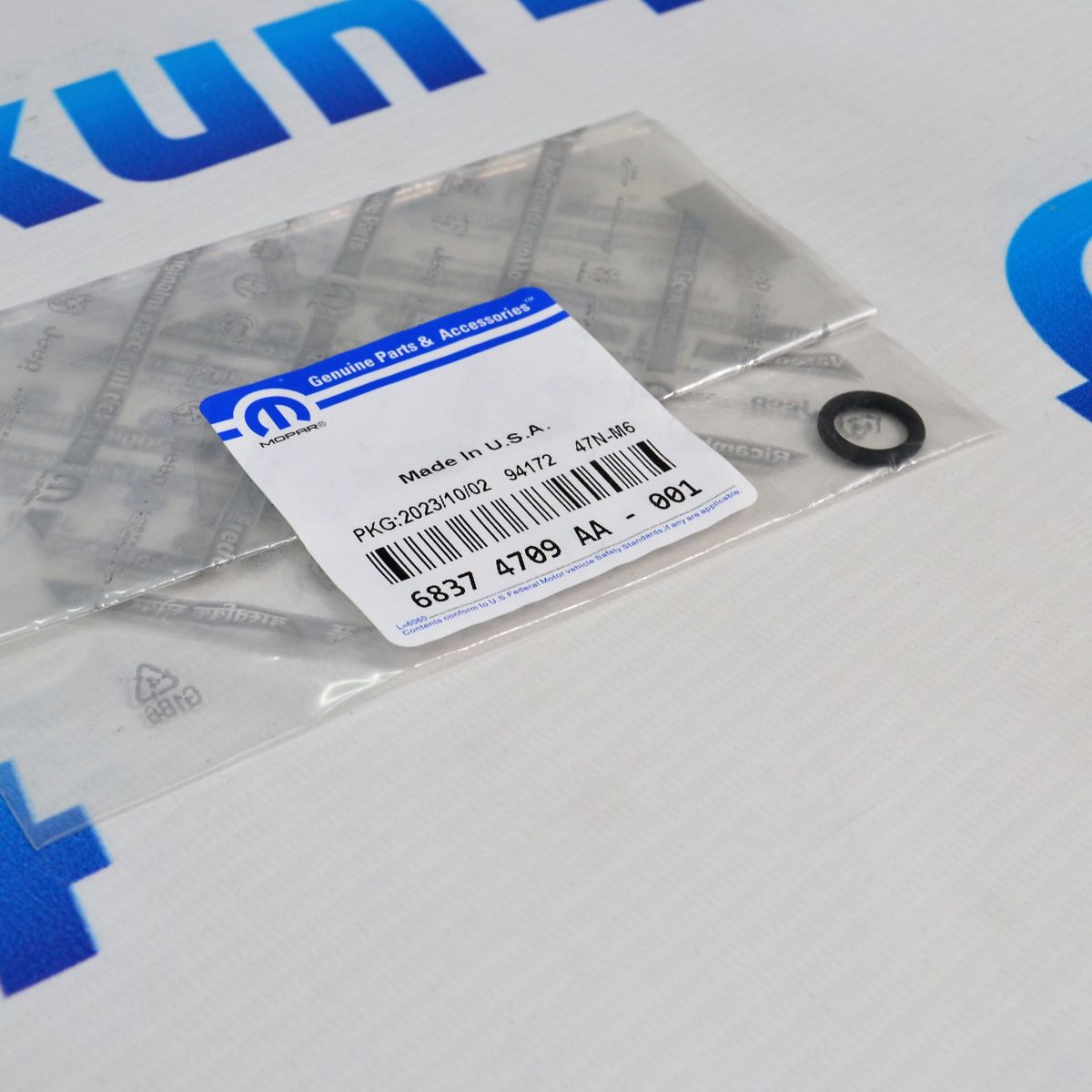 Кольцо уплотнительное трубки подачи масла в турбокомпрессор Jeep Wrangler JL V2.0T 68374709AA