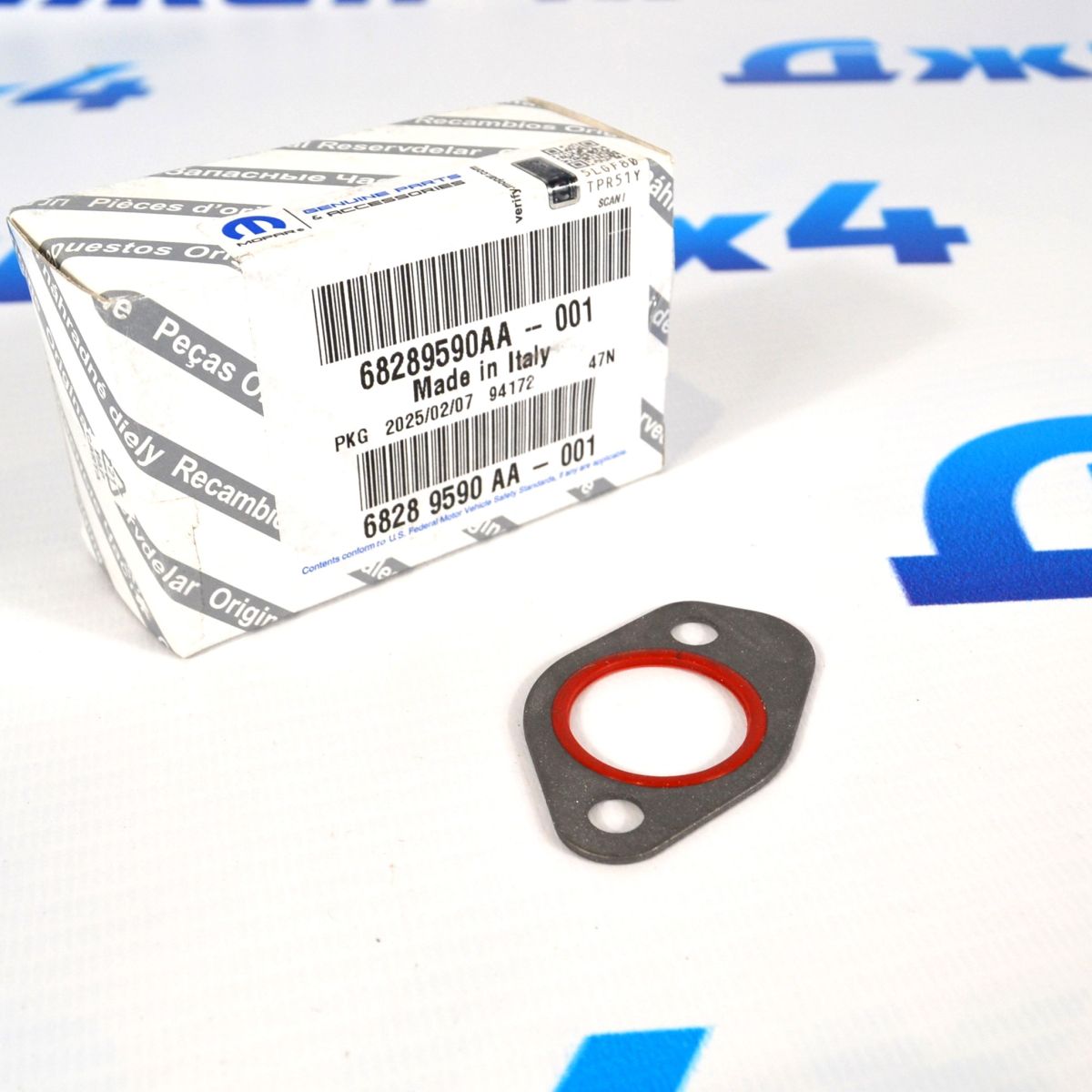 Прокладка трубки клапана EGR Jeep Grand Cherokee WK2/Wrangler JL/Ram 1500 DT V3.0CRD 2014-2023 68289590AA