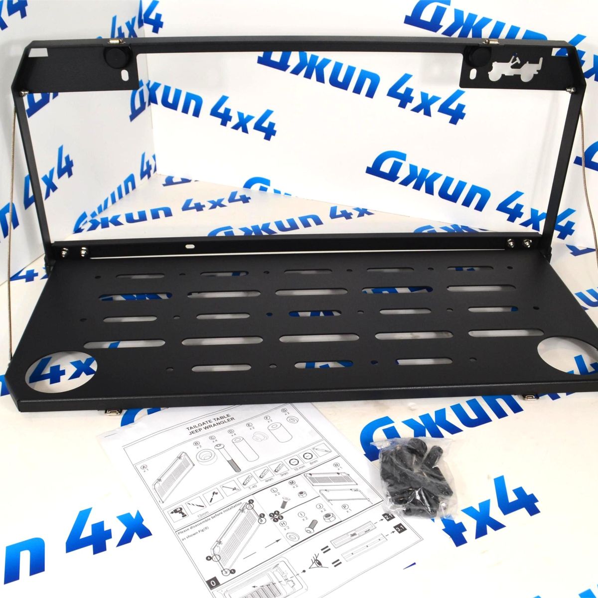 Откидной столик на дверь багажника Jeep Wrangler JL 2018- 82215416AB