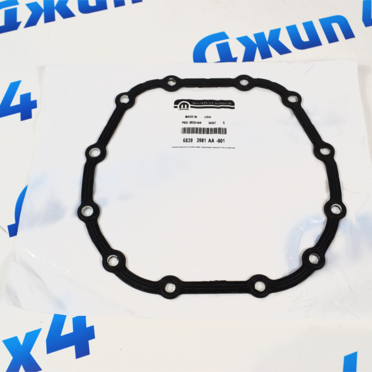 Прокладка крышки заднего моста Jeep Wrangler JL/Jeep Gladiator JT 68393981AA