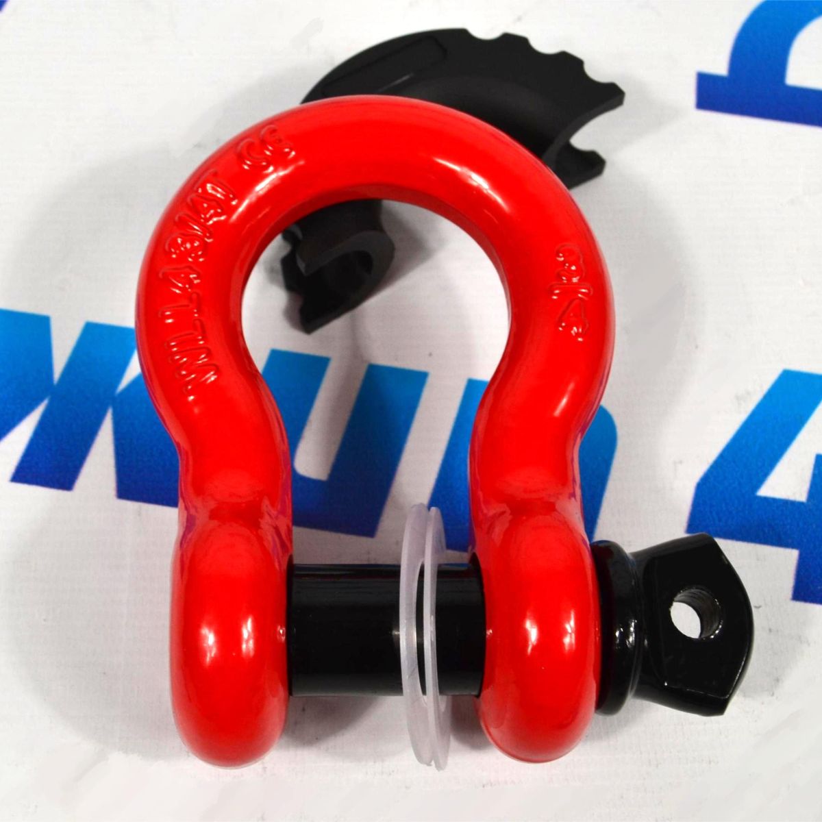 Шакл с кронштейном фаркопа под квадрат (чёрно-красный) 1344556