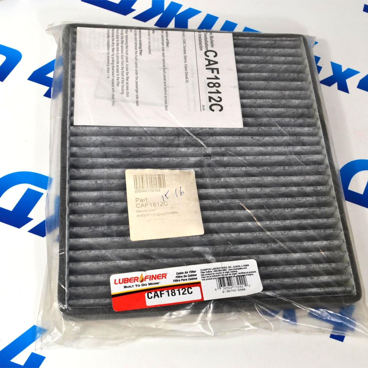 Фильтр салонный Cadillac Escalade T800/Hummer H2 (угольный) 88986533