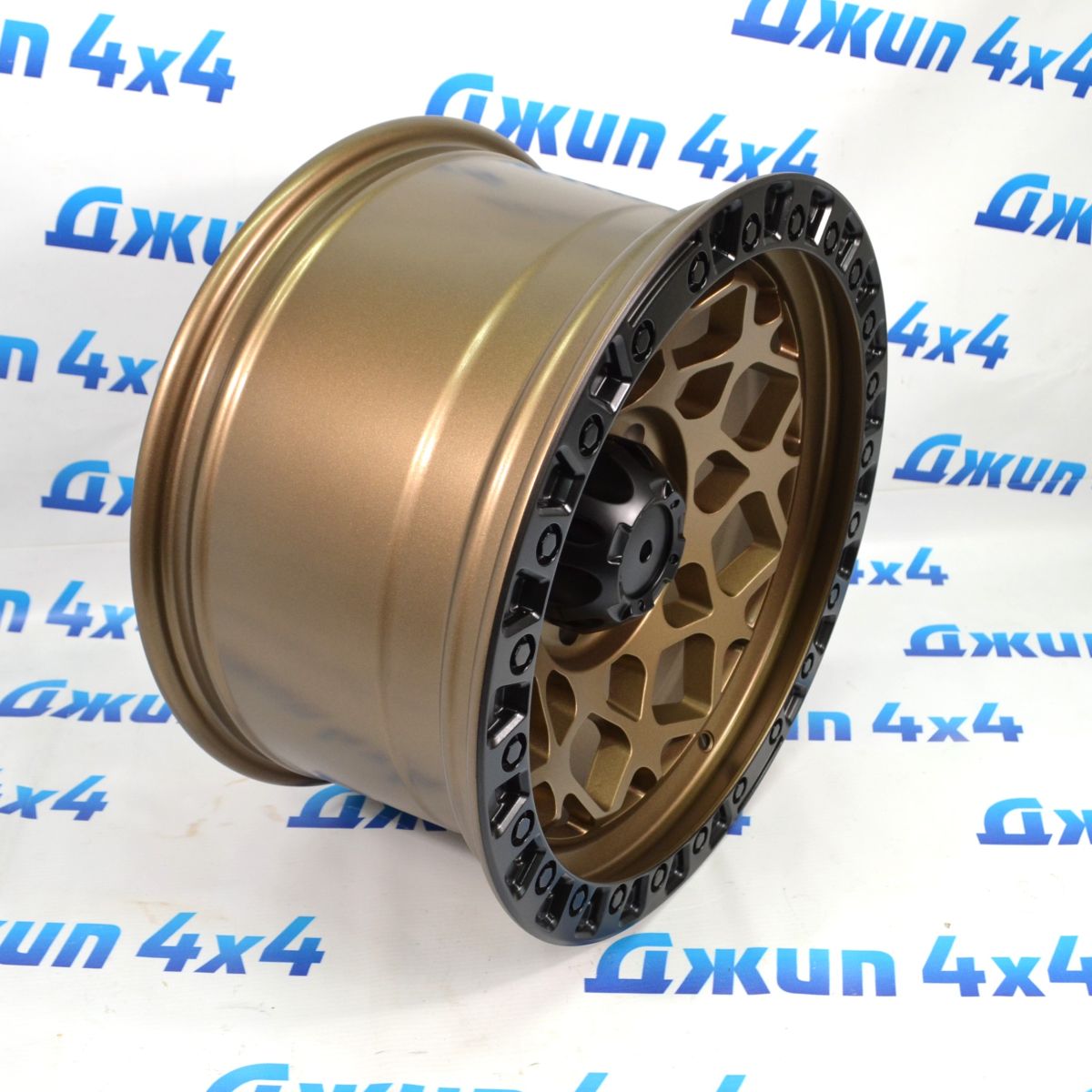 Диск колёсный Bronze+Matt black lip R17x9/ET0/5x127/DIA71.5 (комплект 5 штук) TXT018