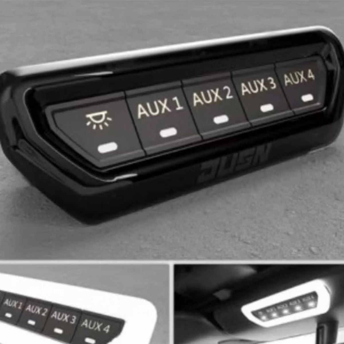 Дополнительный аукс контроллер в штатное место с проводами и блоком реле Jeep Wrangler JL 2018- 82215190AE